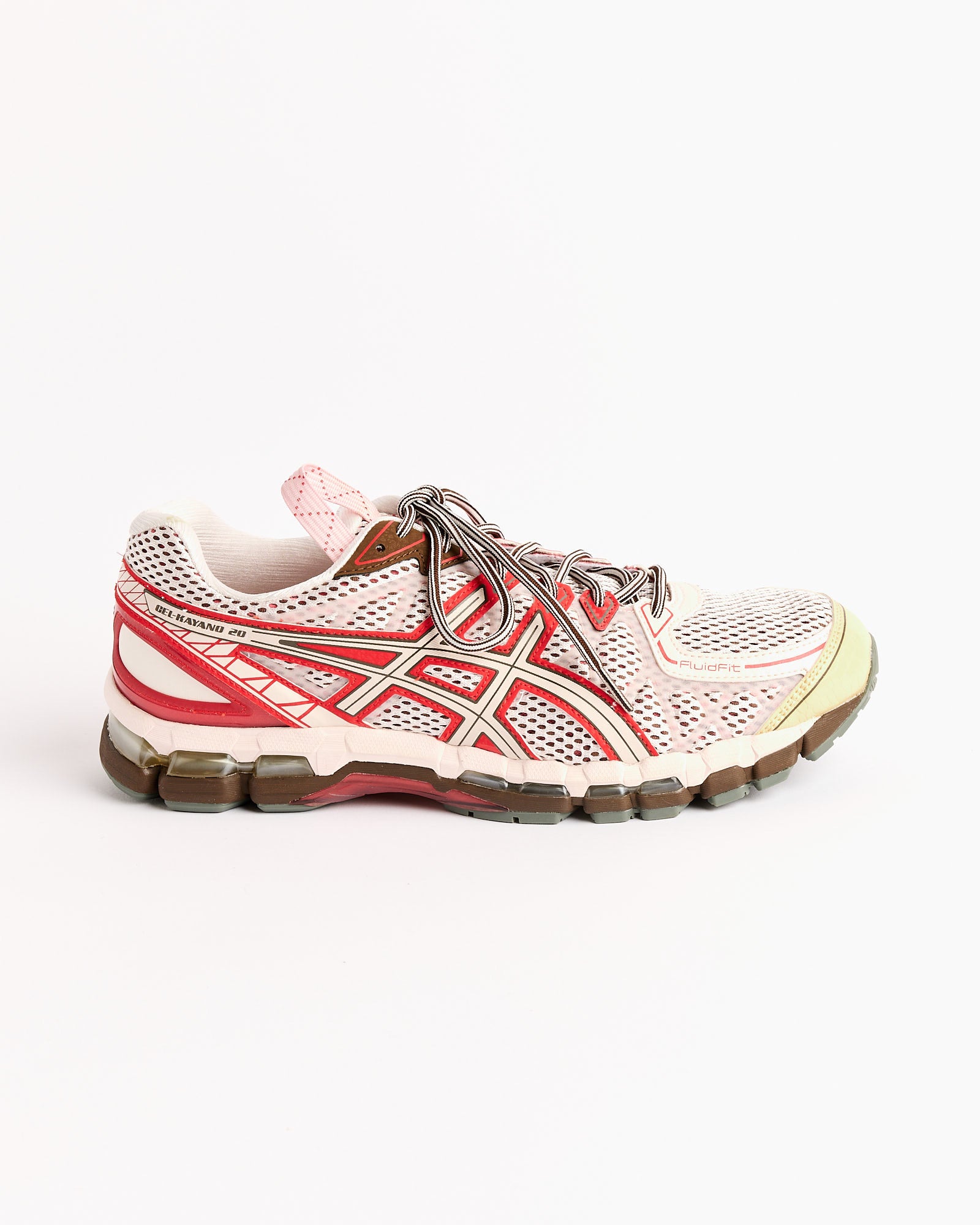 UB9-S Gel-Kayano 20 in Crystal Pink/Classic Red - Crystal Pink/Classic Red / M11 (265328)