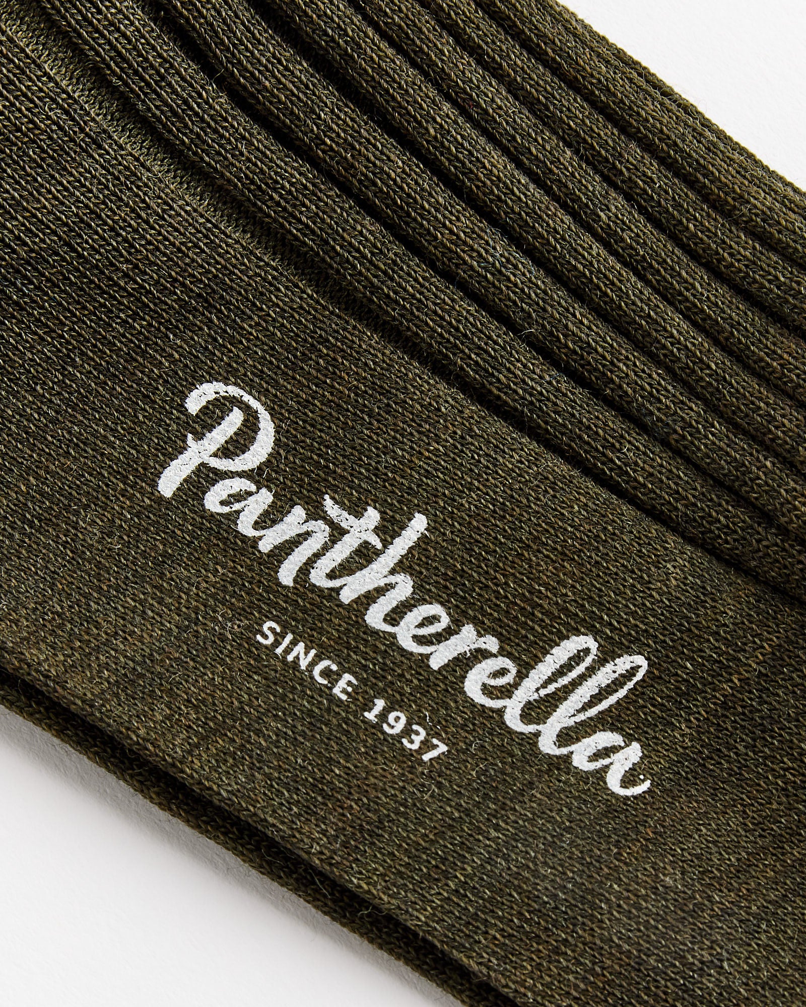 Pantherella Laburnum Short Socks Dark Olive - Dark Olive / 41-44 (265513)