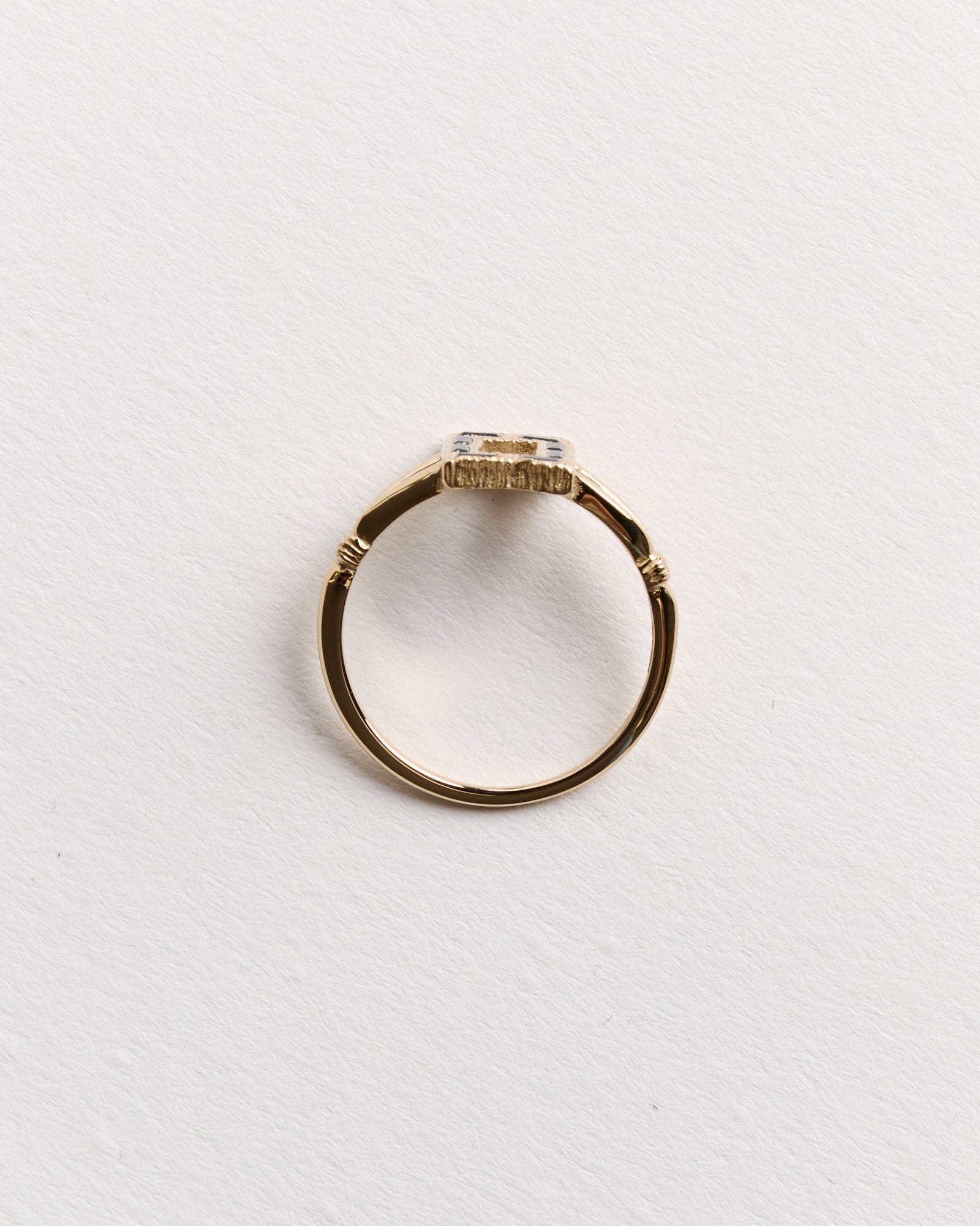 Rosetti Ring in Blue/Gold