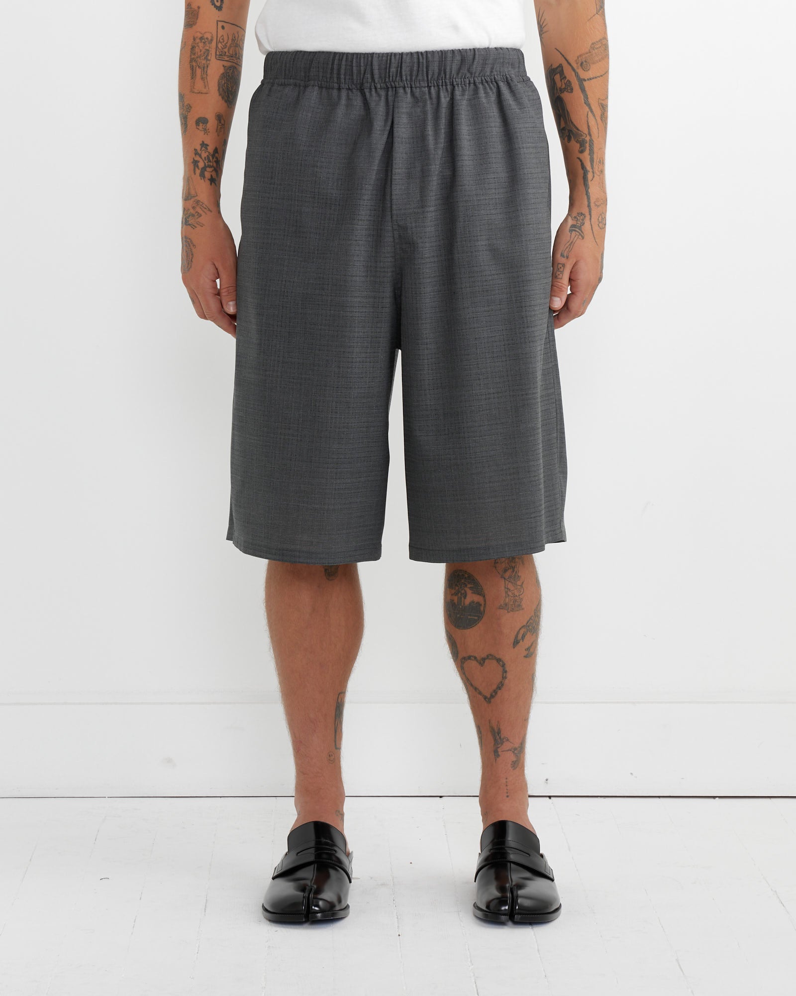 City Short in Air Mesh Grey