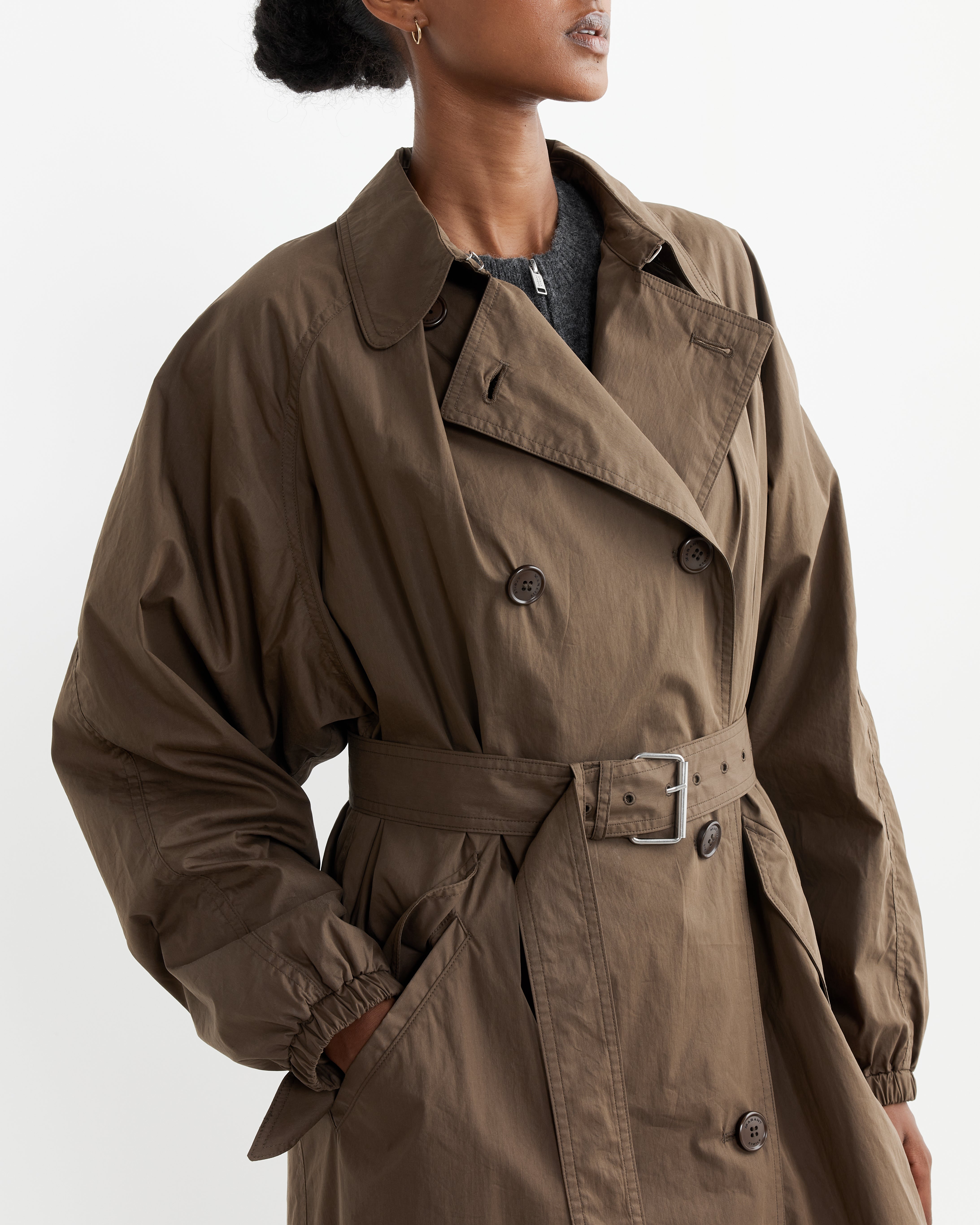 Cacilda Coat in Khaki