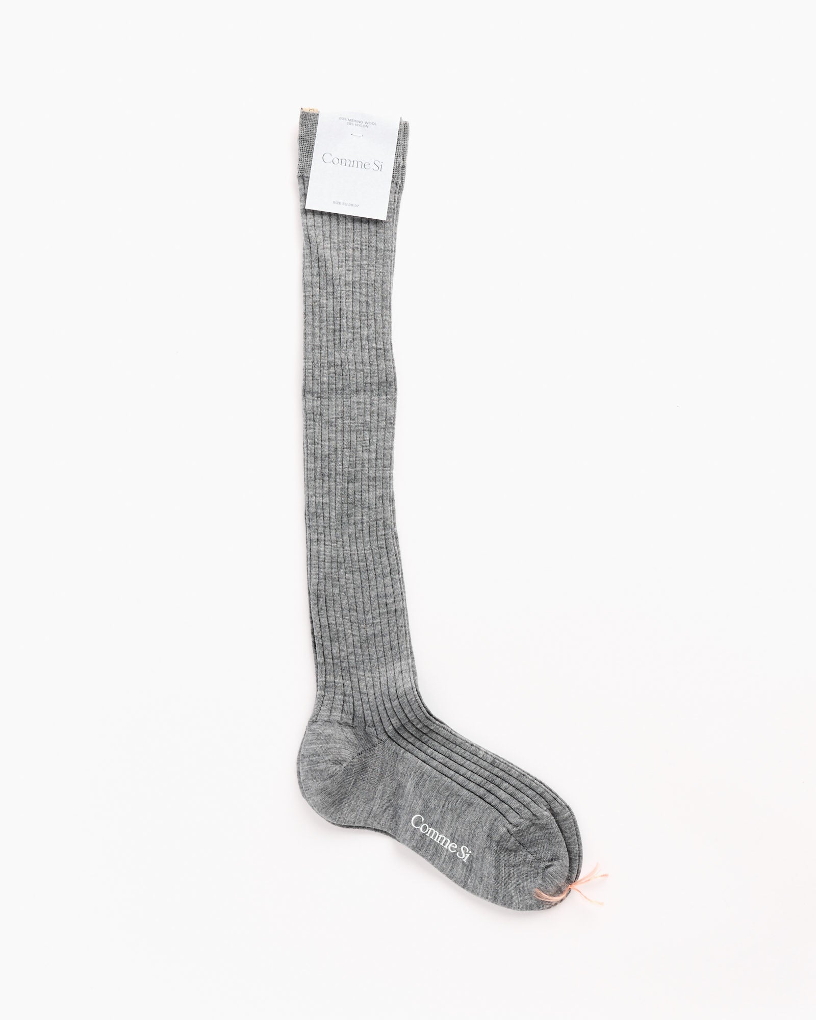 The Knee High Socks in Heather Grey