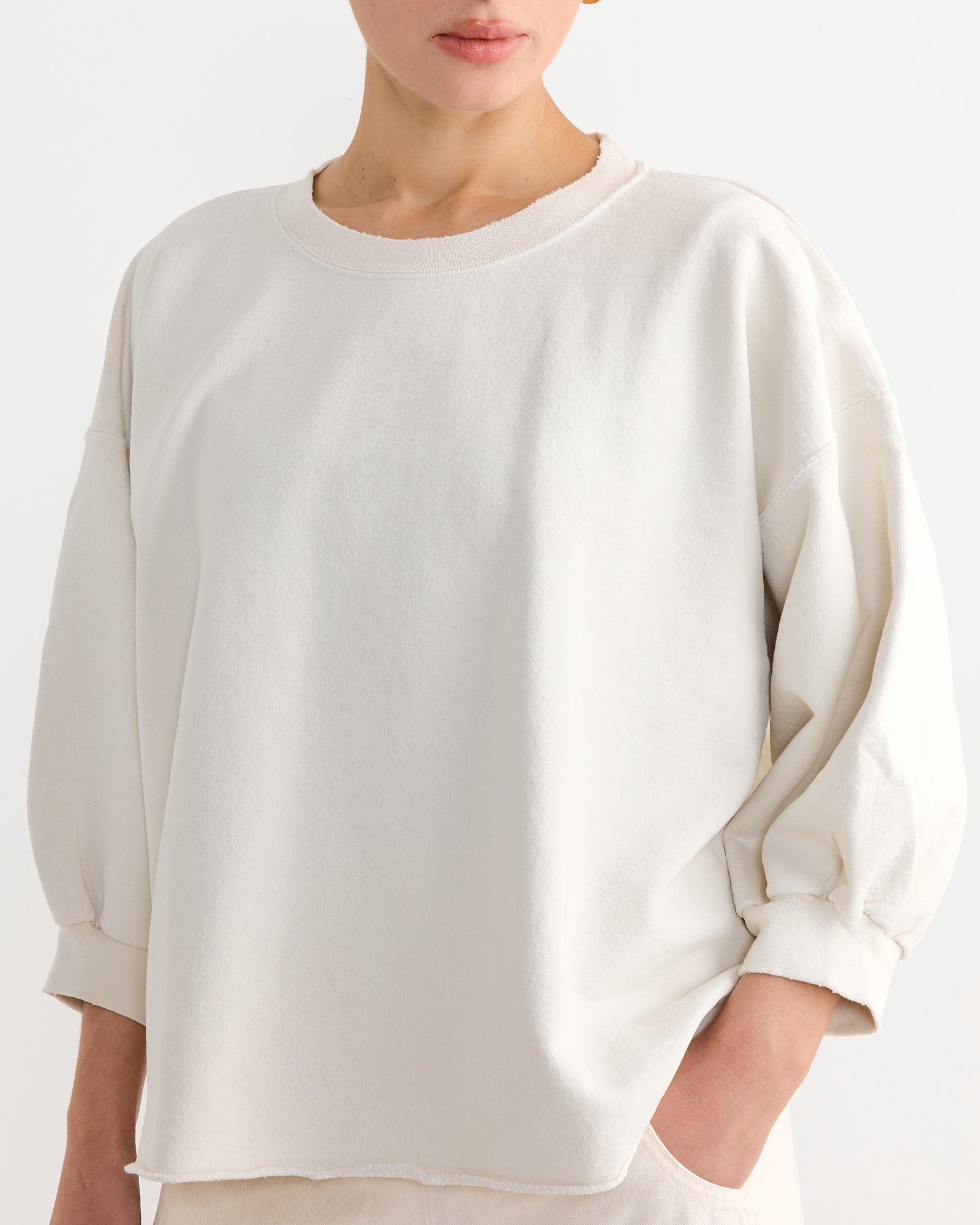 Rachel Comey Fond Sweatshirt Dirty White - Dirty White / XS/S (265671)