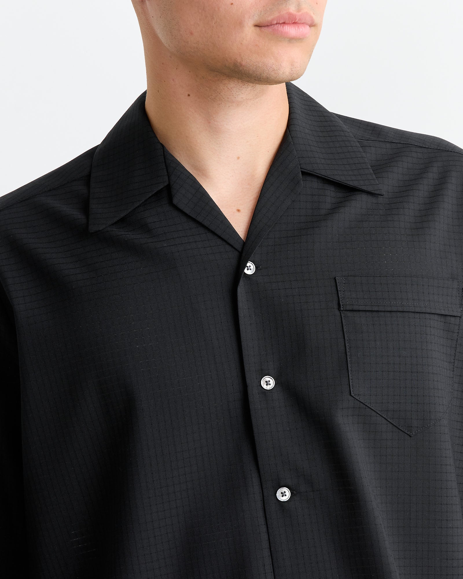 Zach Shirt in Air Mesh Black - Air Mesh Black / L (265732)