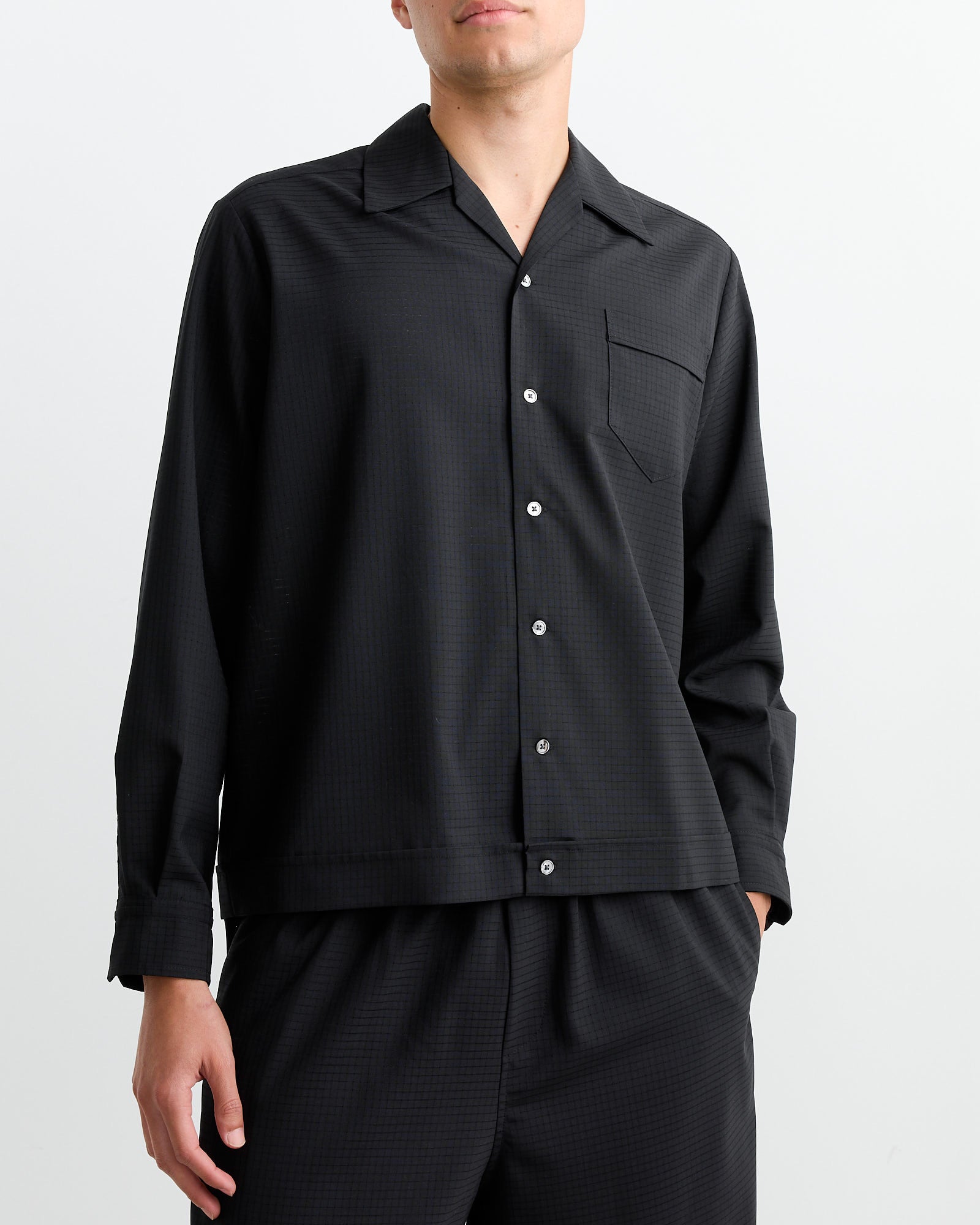 Zach Shirt in Air Mesh Black - Air Mesh Black / L (265732)