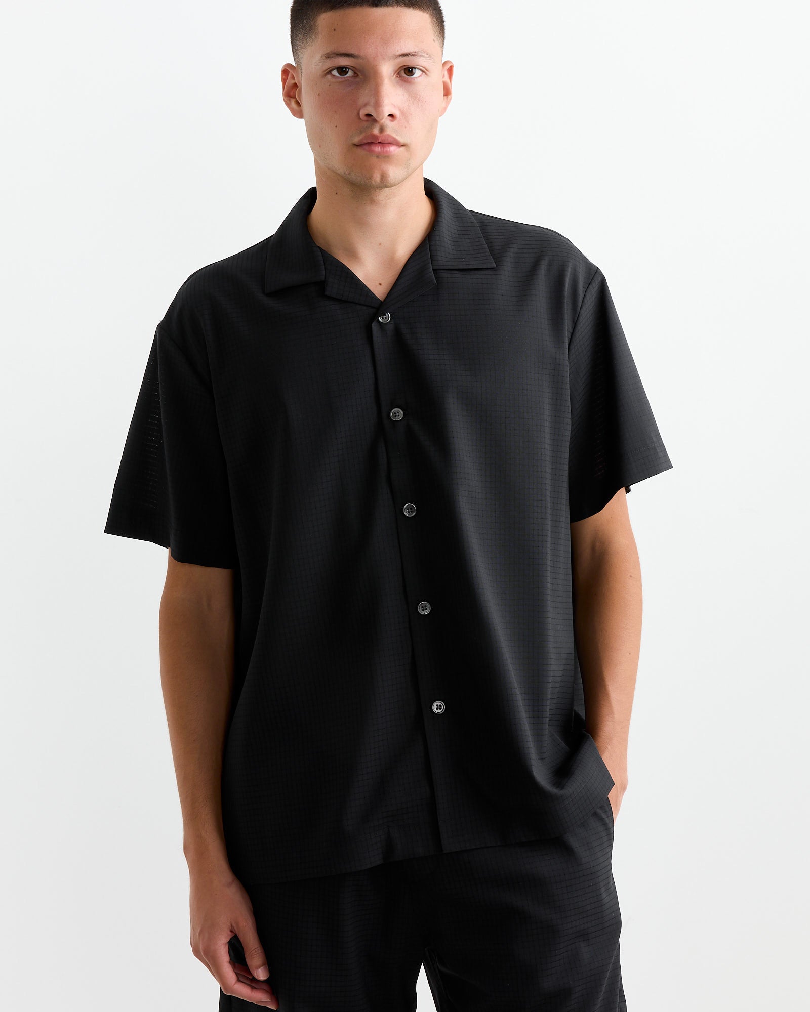 Haus Shirt in Air Mesh Black - Air Mesh Black / M (265742)