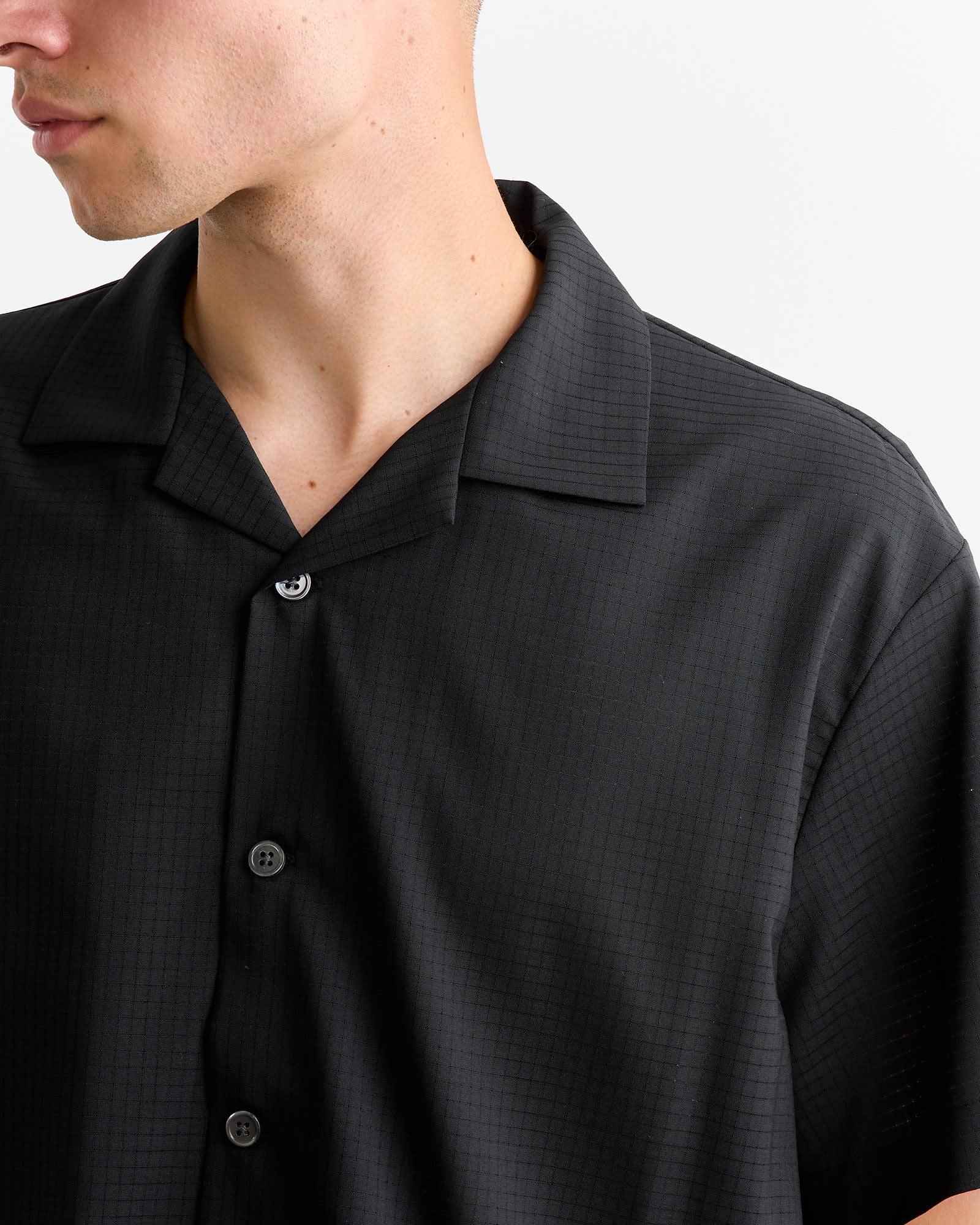 Haus Shirt in Air Mesh Black