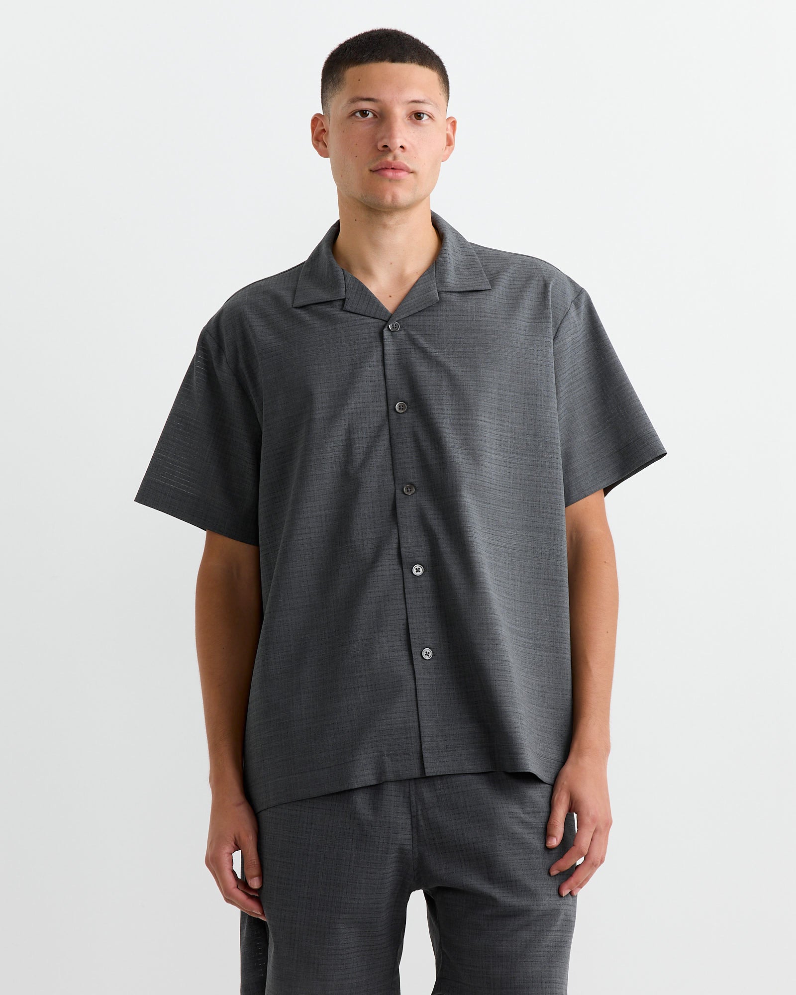 Haus Shirt in Air Mesh Grey - Air Mesh Grey / M (265747)