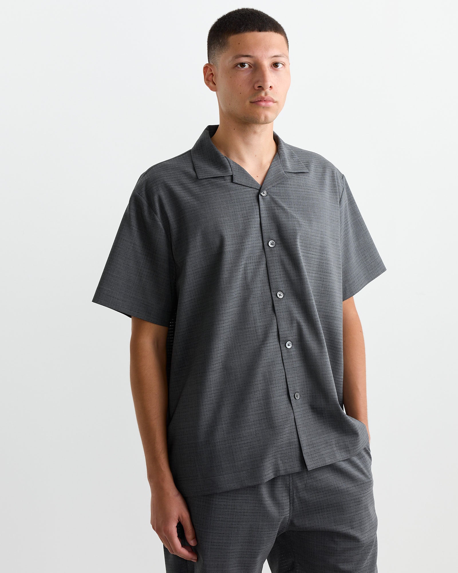 Haus Shirt in Air Mesh Grey - Air Mesh Grey / M (265747)