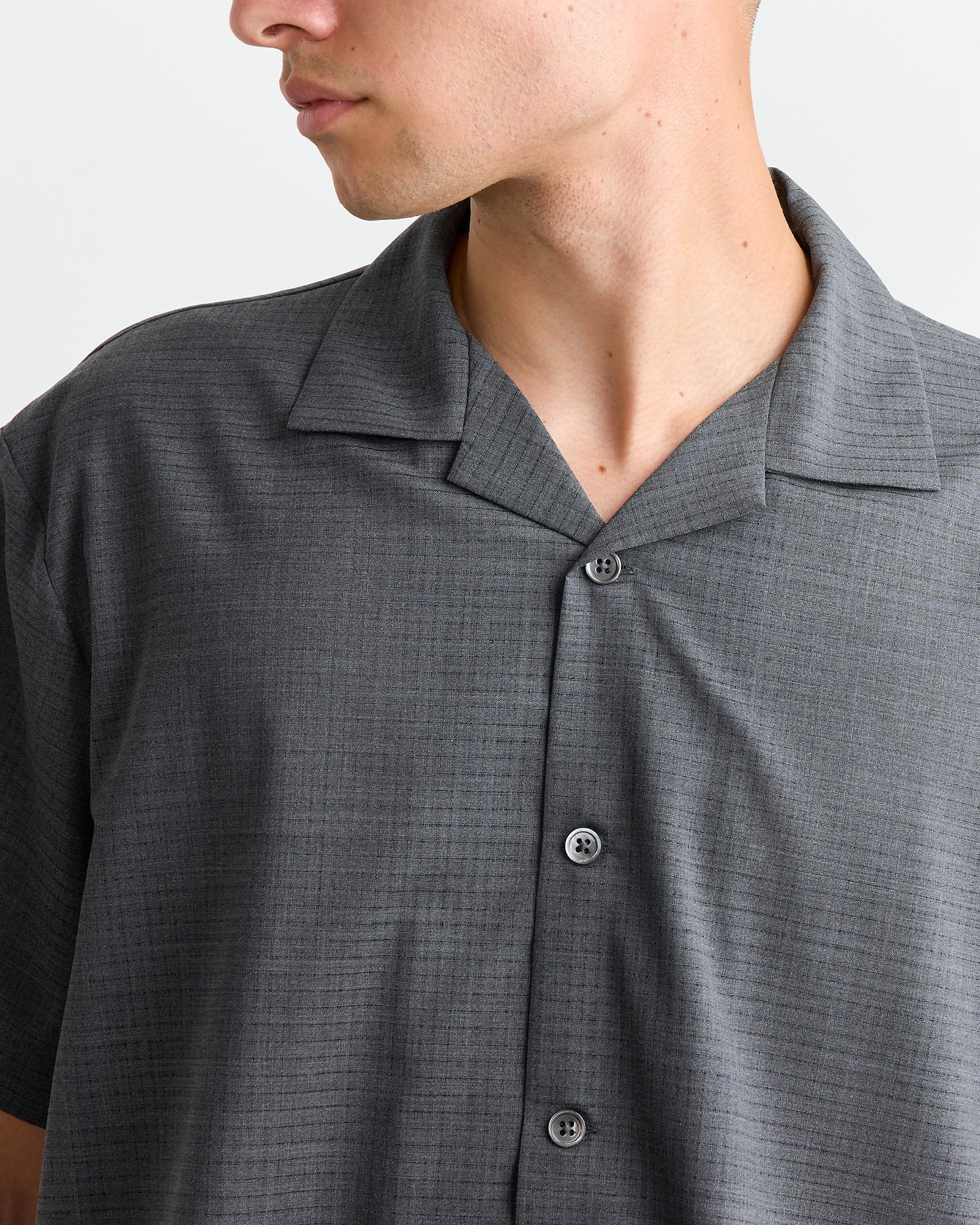 Haus Shirt in Air Mesh Grey - Air Mesh Grey / M (265747)