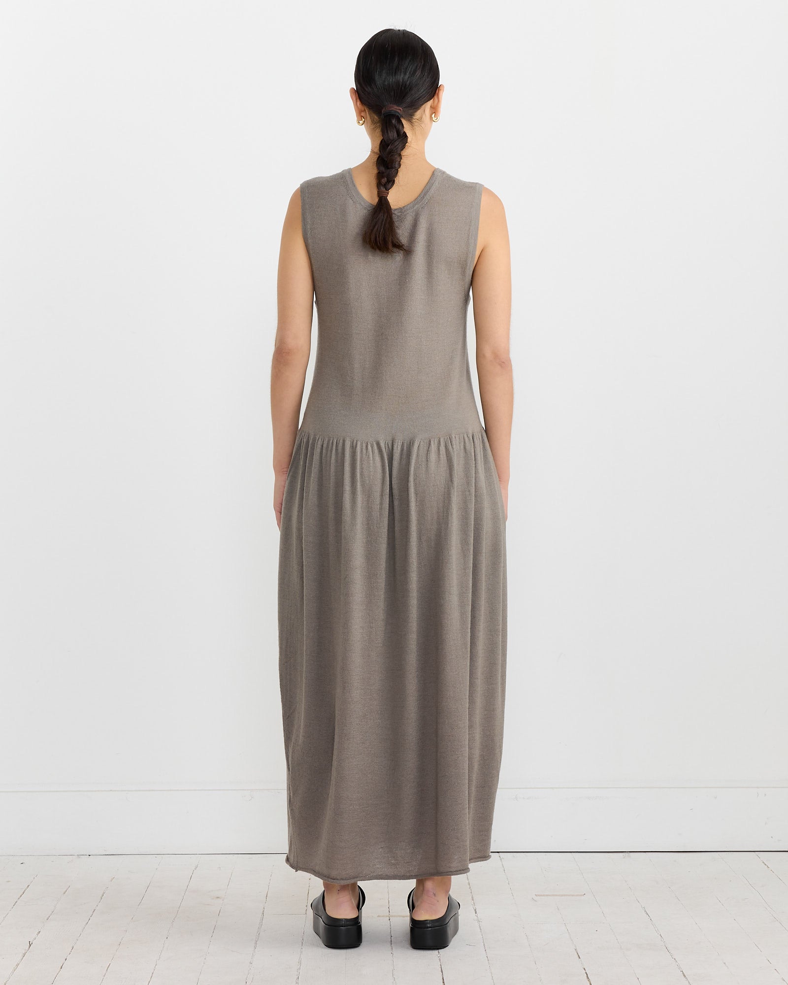 Lauren Manoogian Balloon Slip Dress Concrete - Concrete / 1 (265804)