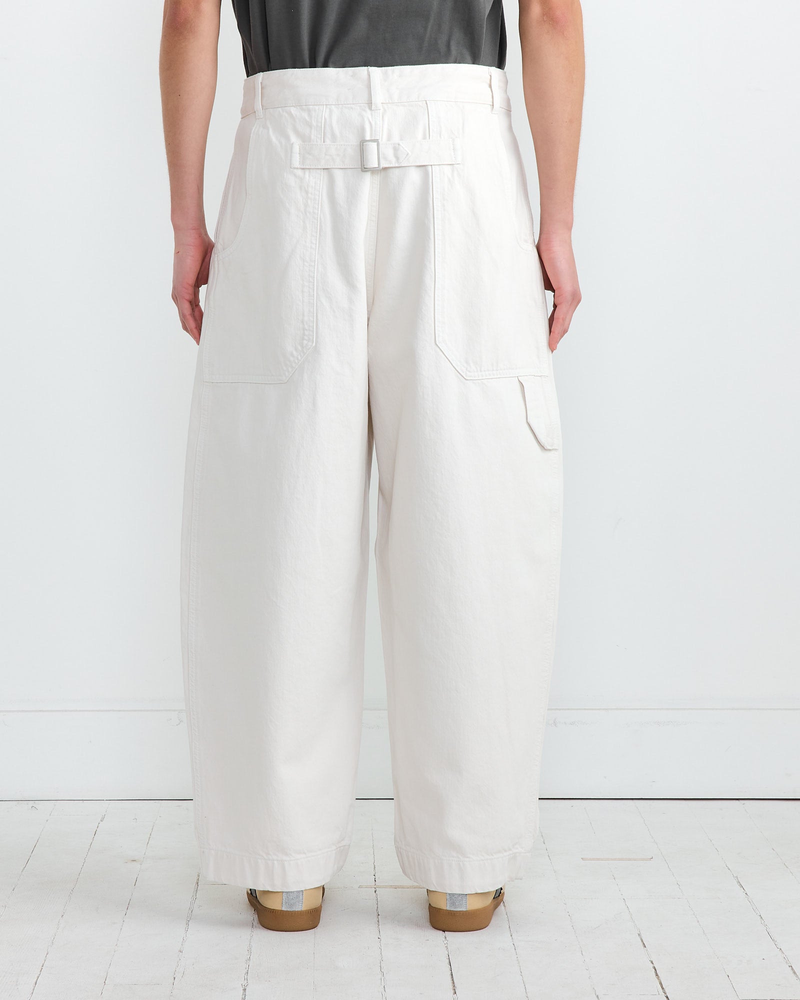 Studio Nicholson Bridges Pant Ice - Ice / L (266098)