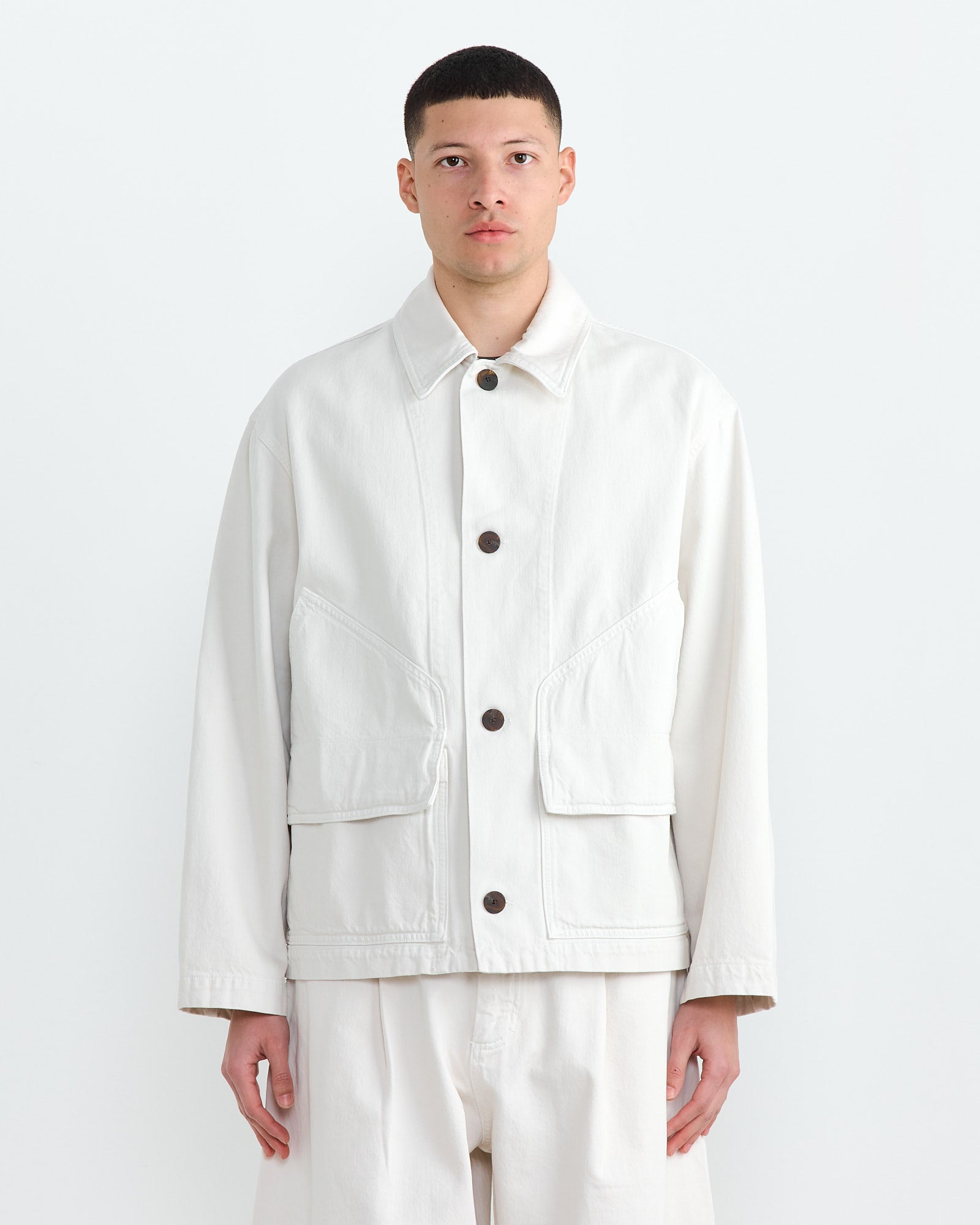 Studio Nicholson Beckett Jacket Ice - Ice / L (266102)