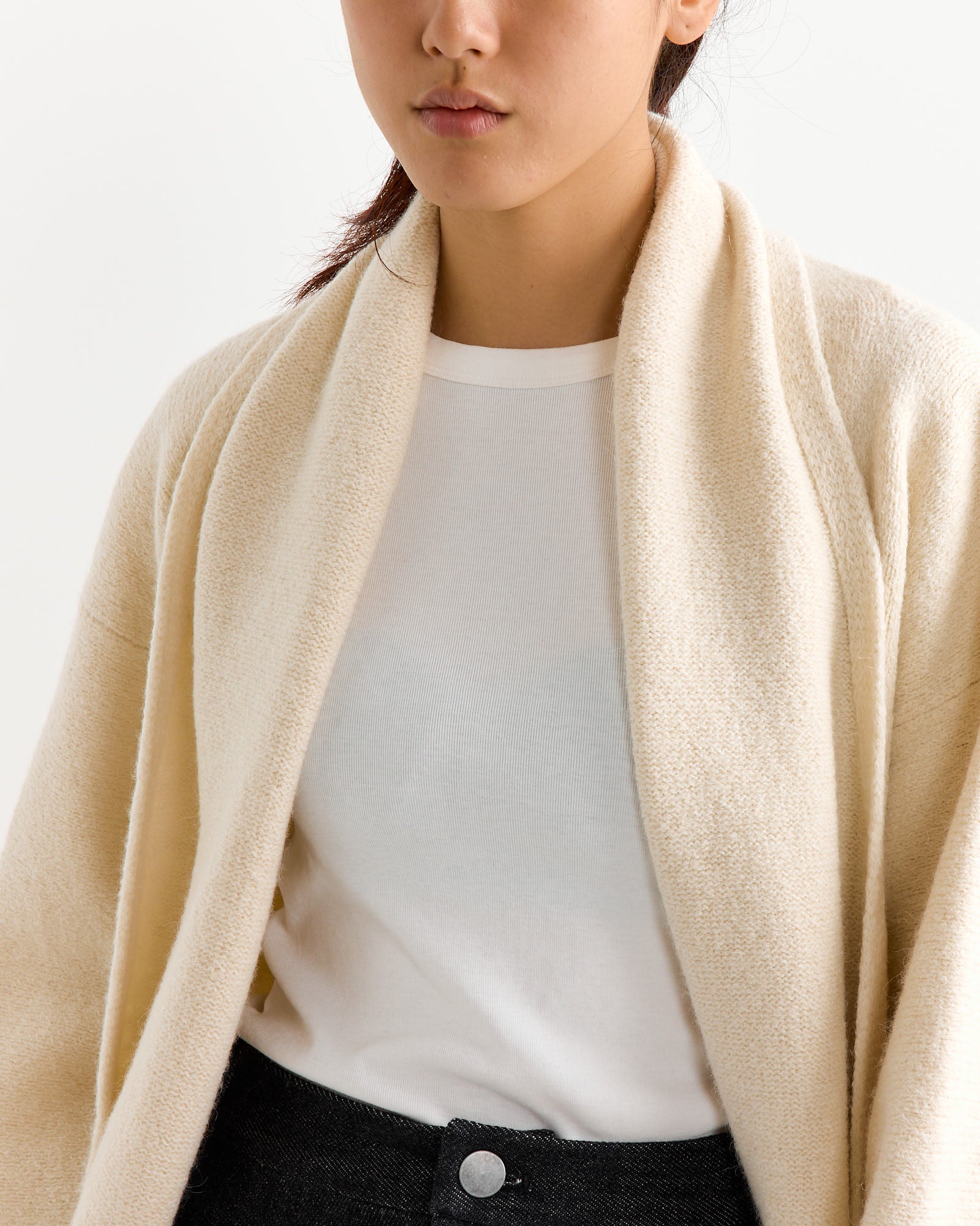 Lauren Manoogian Taper Coat - Raw White - OS - Default Title (266373)