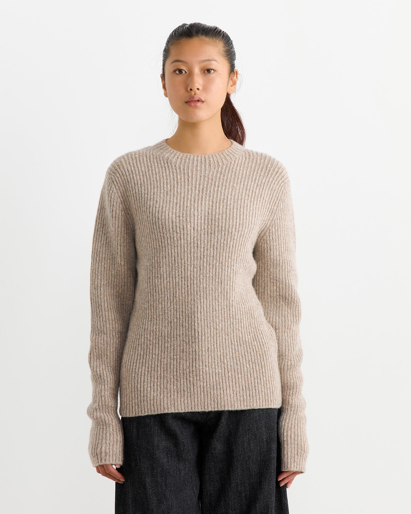 Lauren Manoogian Soft Rib Crewneck Dust - Dust / 1 (266382)