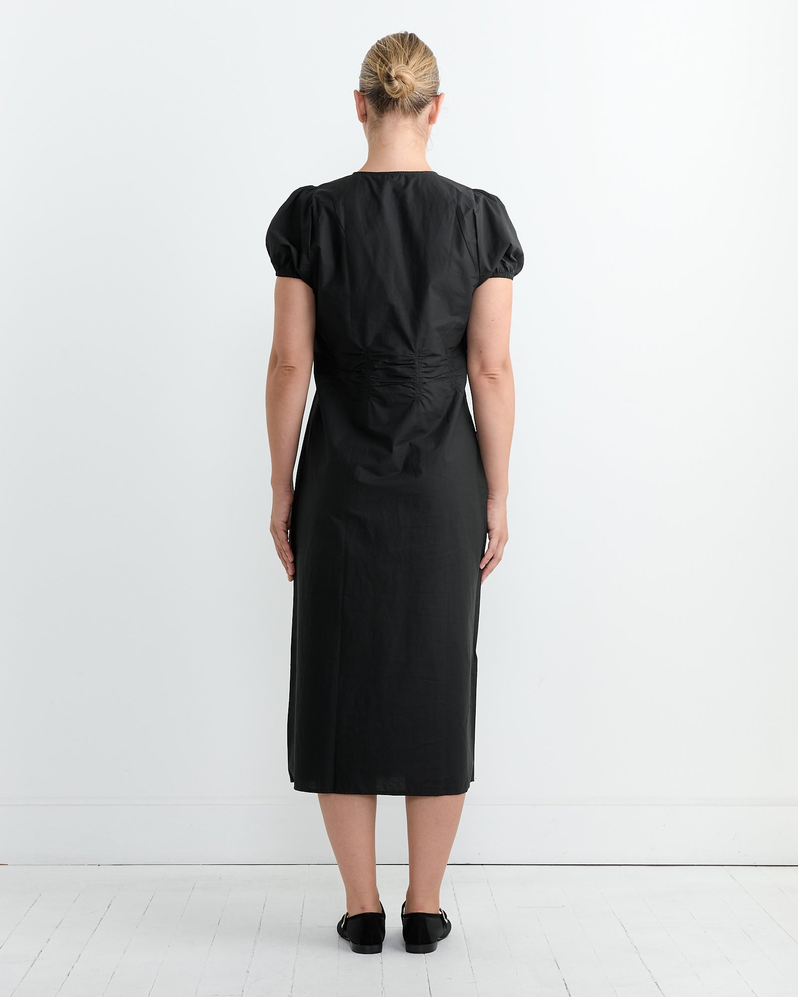 Deiji Studios Pinched Dress Black - Black / S (266405)