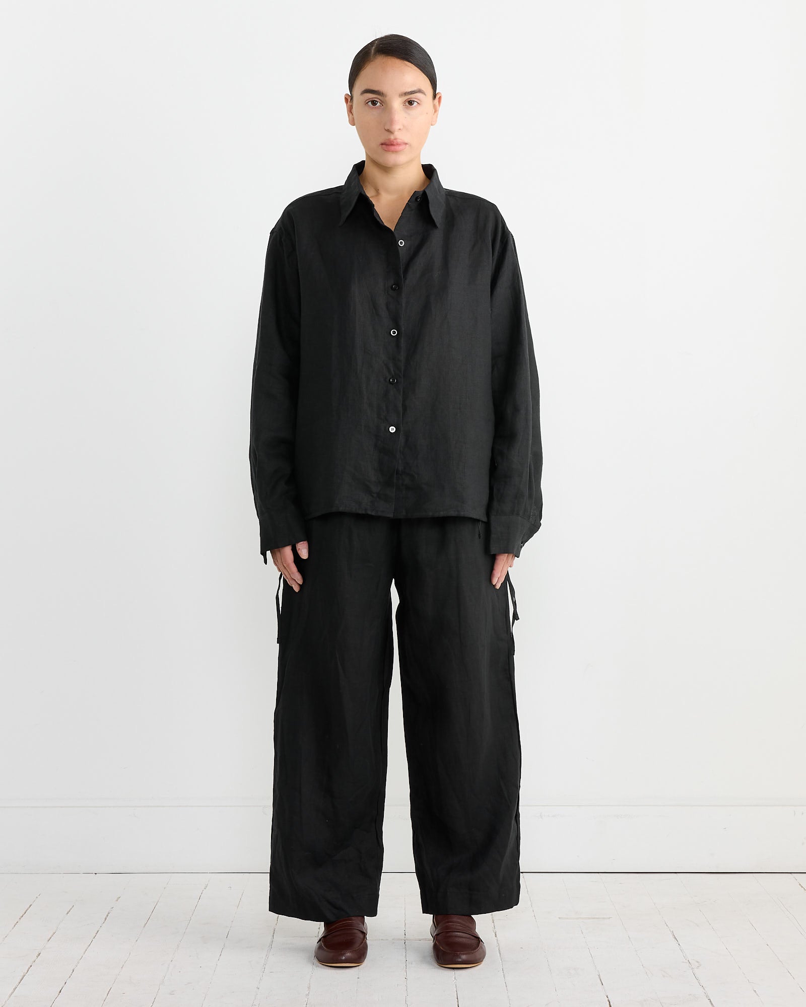 Deiji Studios Tie Split Set Black - Black / S/M (266413)