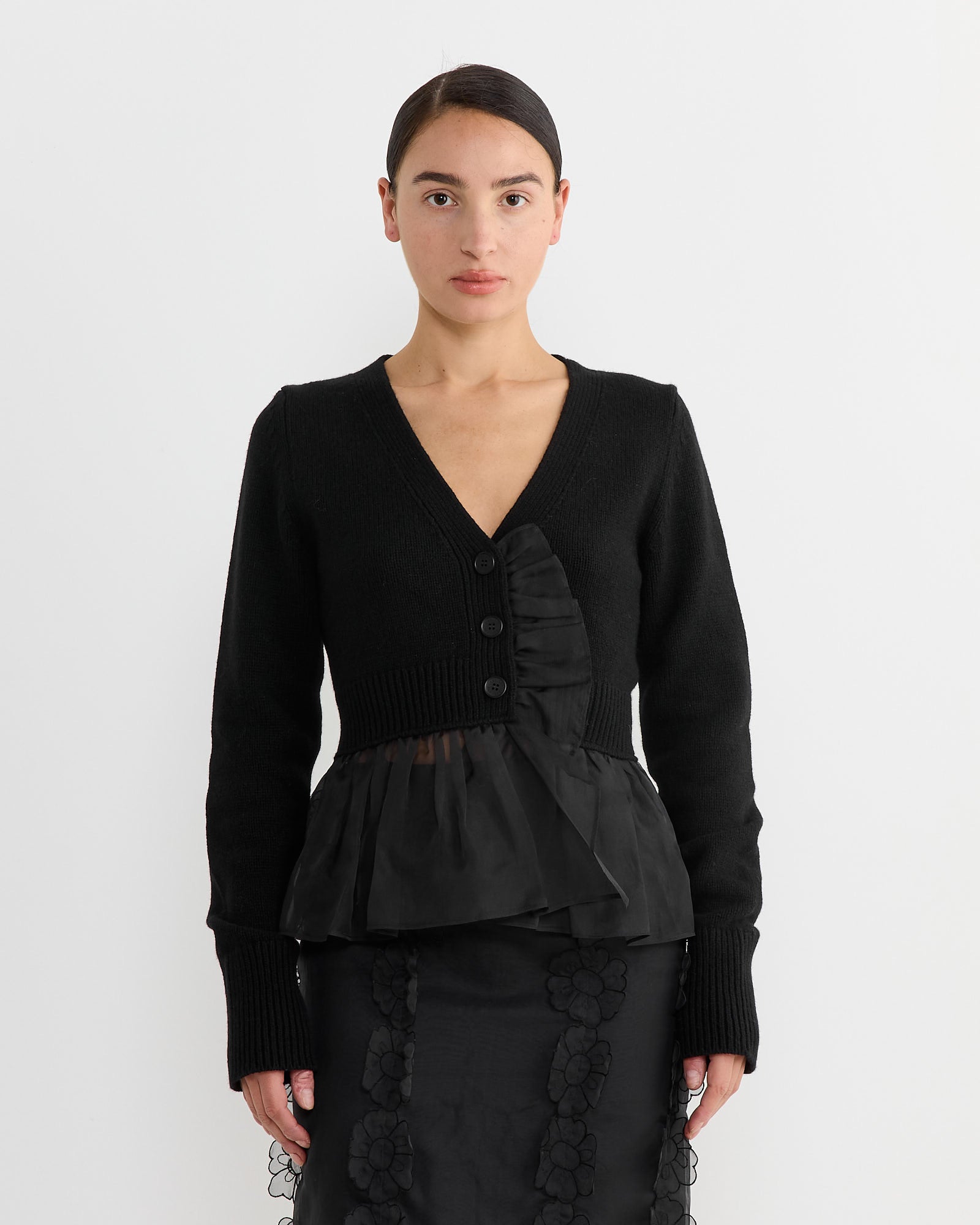 Cecilie Bahnsen Phlox Cardigan Black - Black / M (266507)