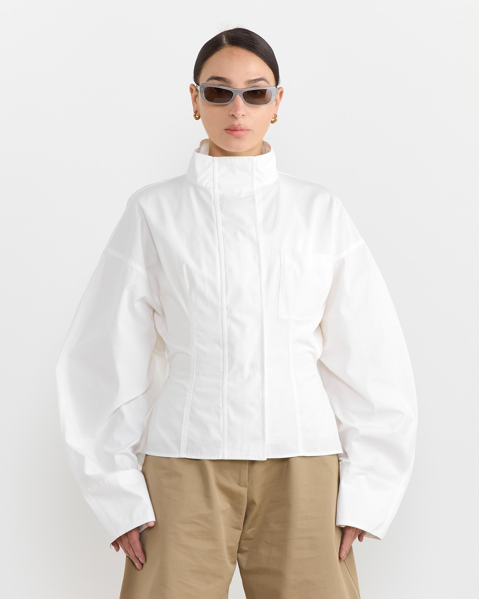 Jacquemus La Chemise Ciro Shirt White - White / 38 (266711)