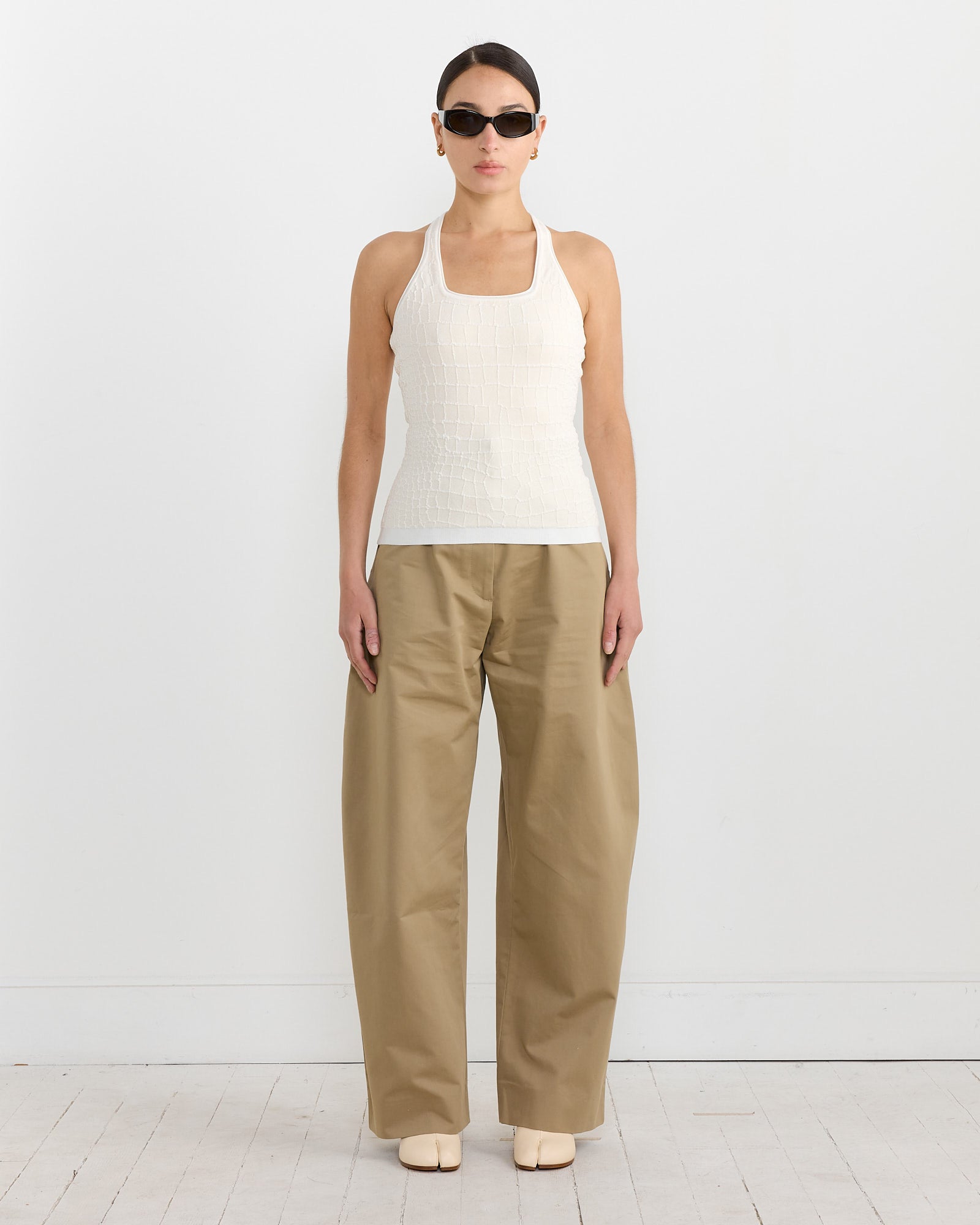 Jacquemus Le Debardeur Scala Top Off White - Off White / 38 (266724)