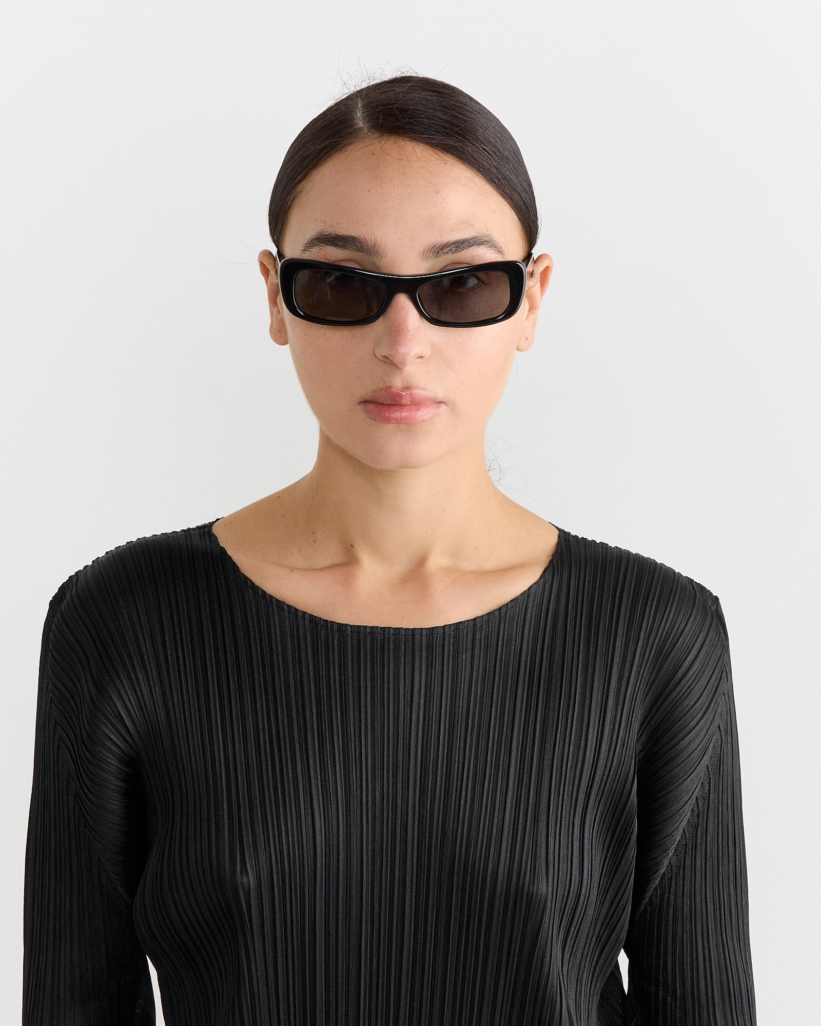 Jacquemus x Linda Farrow Capri Sunglasses Black - Black / OS (266764)