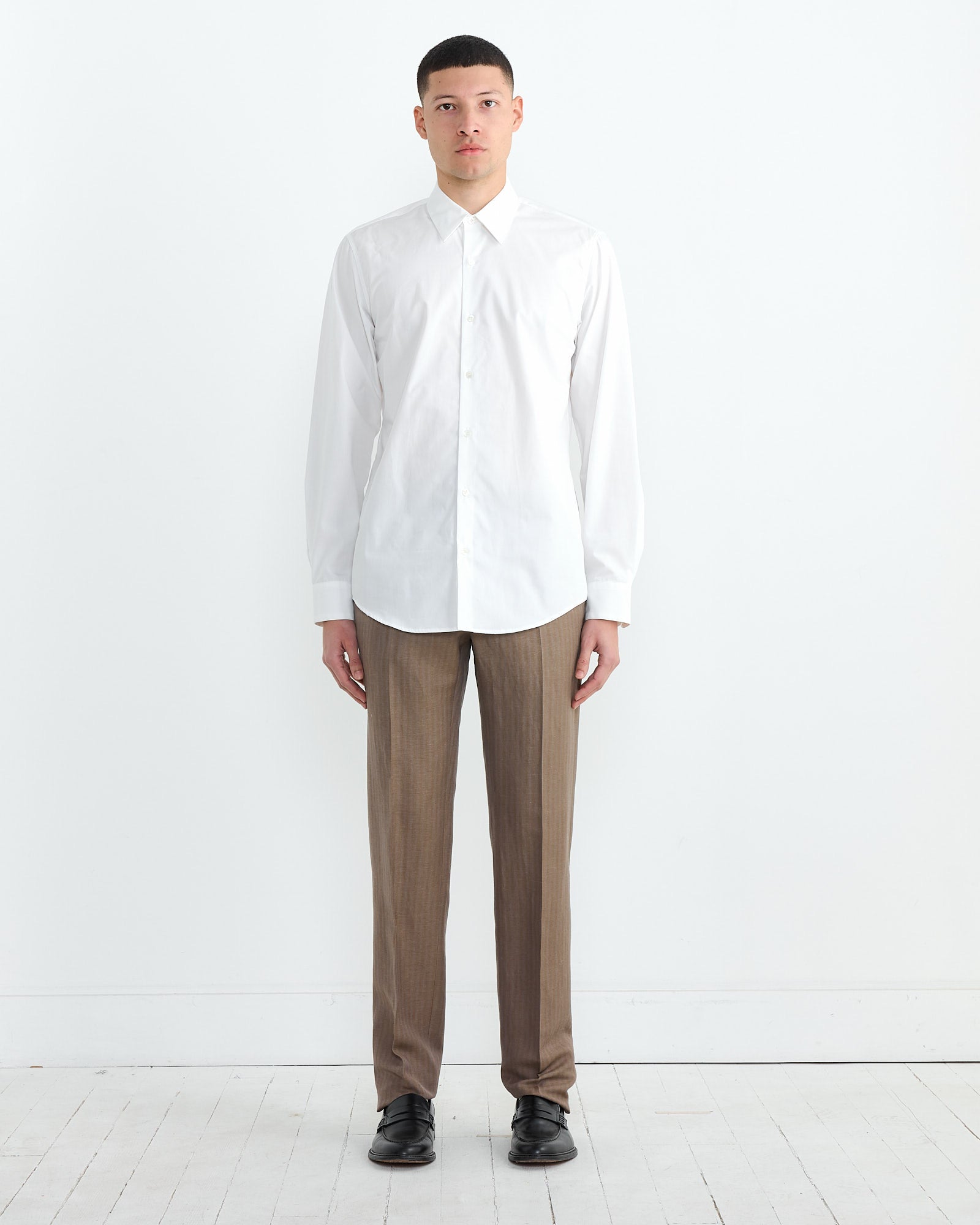 Dries Van Noten Carles 1464 Shirt White - White / 48 (266944)