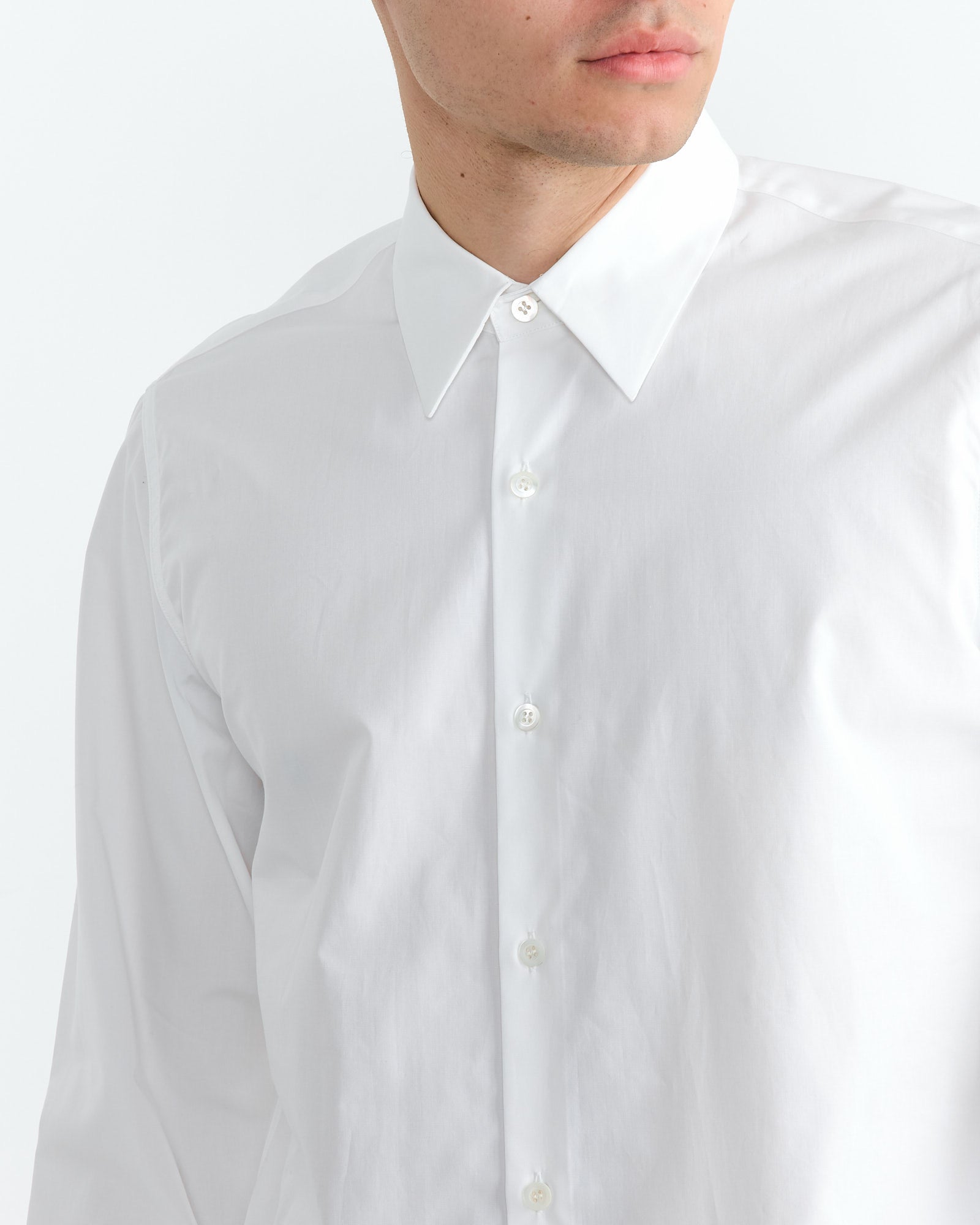 Dries Van Noten Carles 1464 Shirt White - White / 48 (266944)