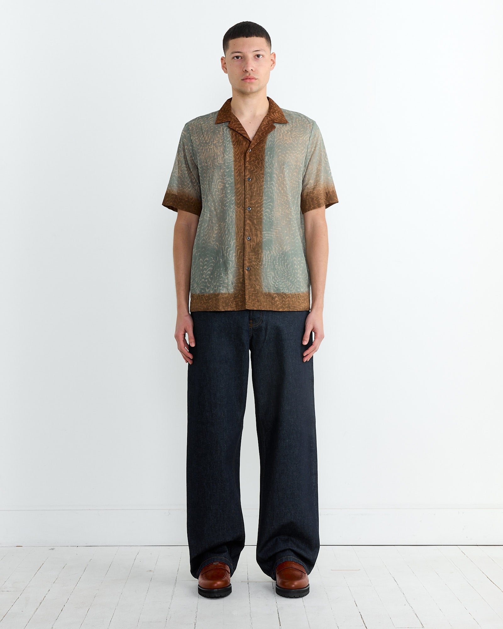 Dries Van Noten Carltone 1162 Shirt Mint - Mint / 48 (266971)