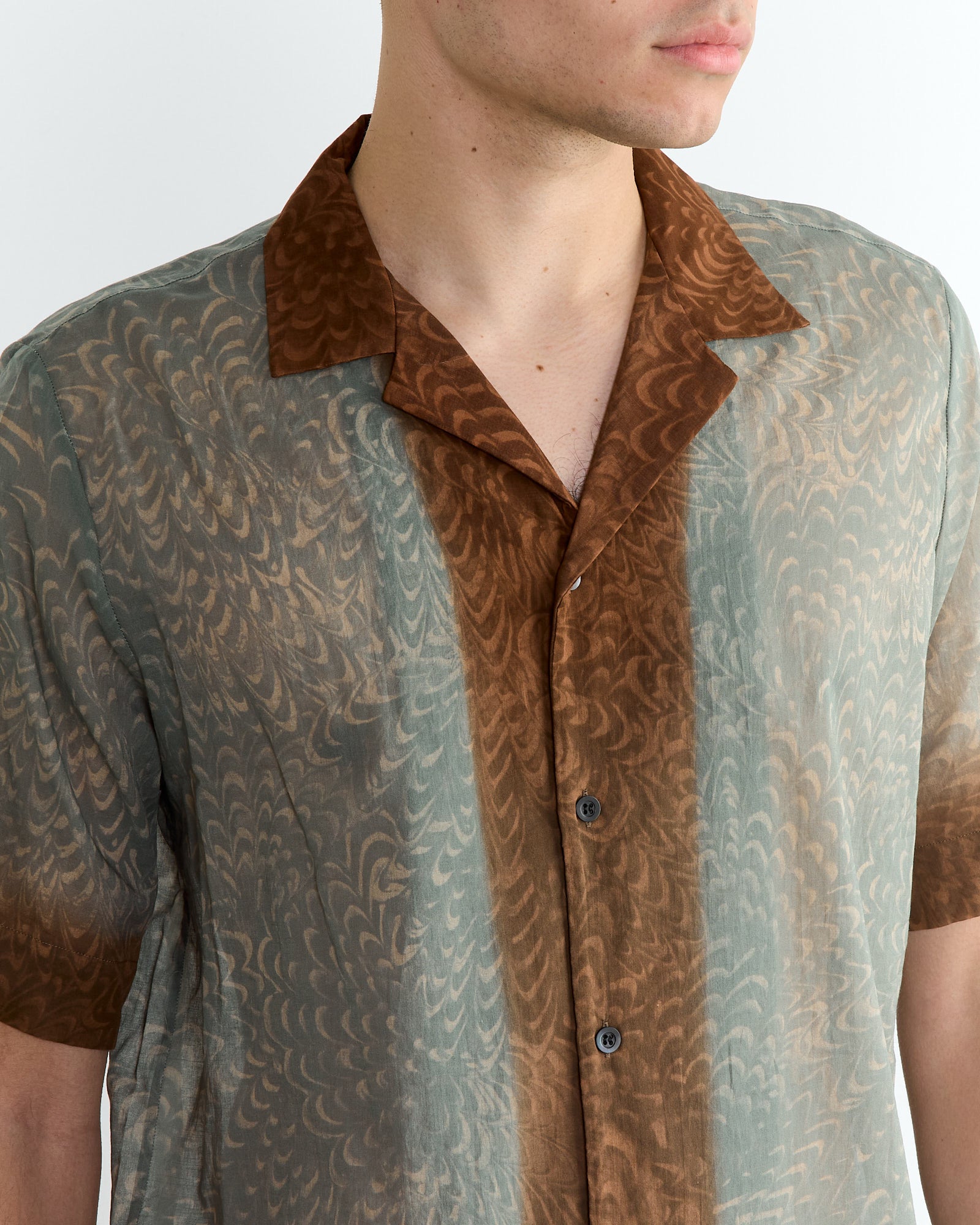 Dries Van Noten Carltone 1162 Shirt Mint - Mint / 48 (266971)