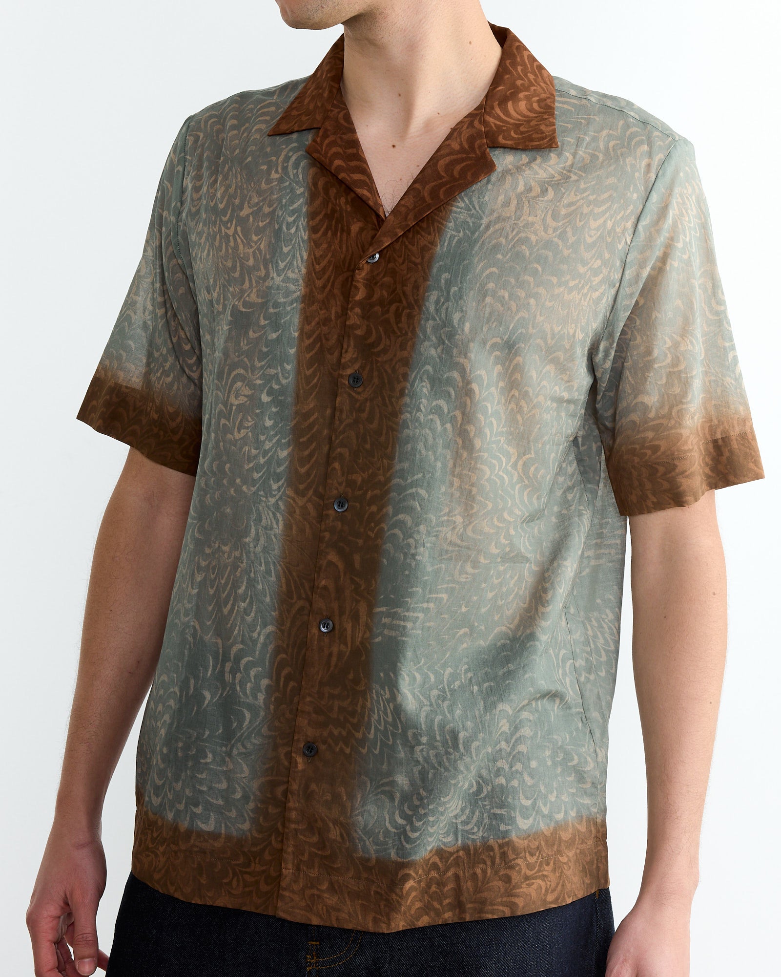 Dries Van Noten Carltone 1162 Shirt Mint - Mint / 48 (266971)