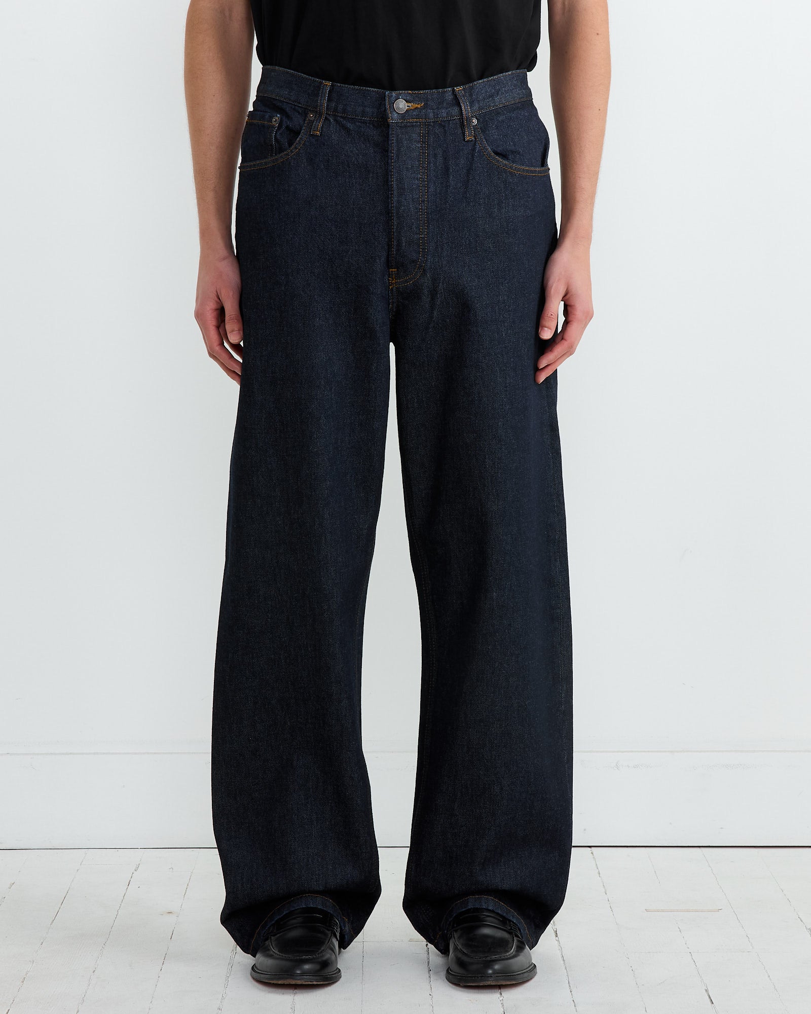 Dries Van Noten Pine 1551 Pant Indigo - Indigo / 32 (266984)