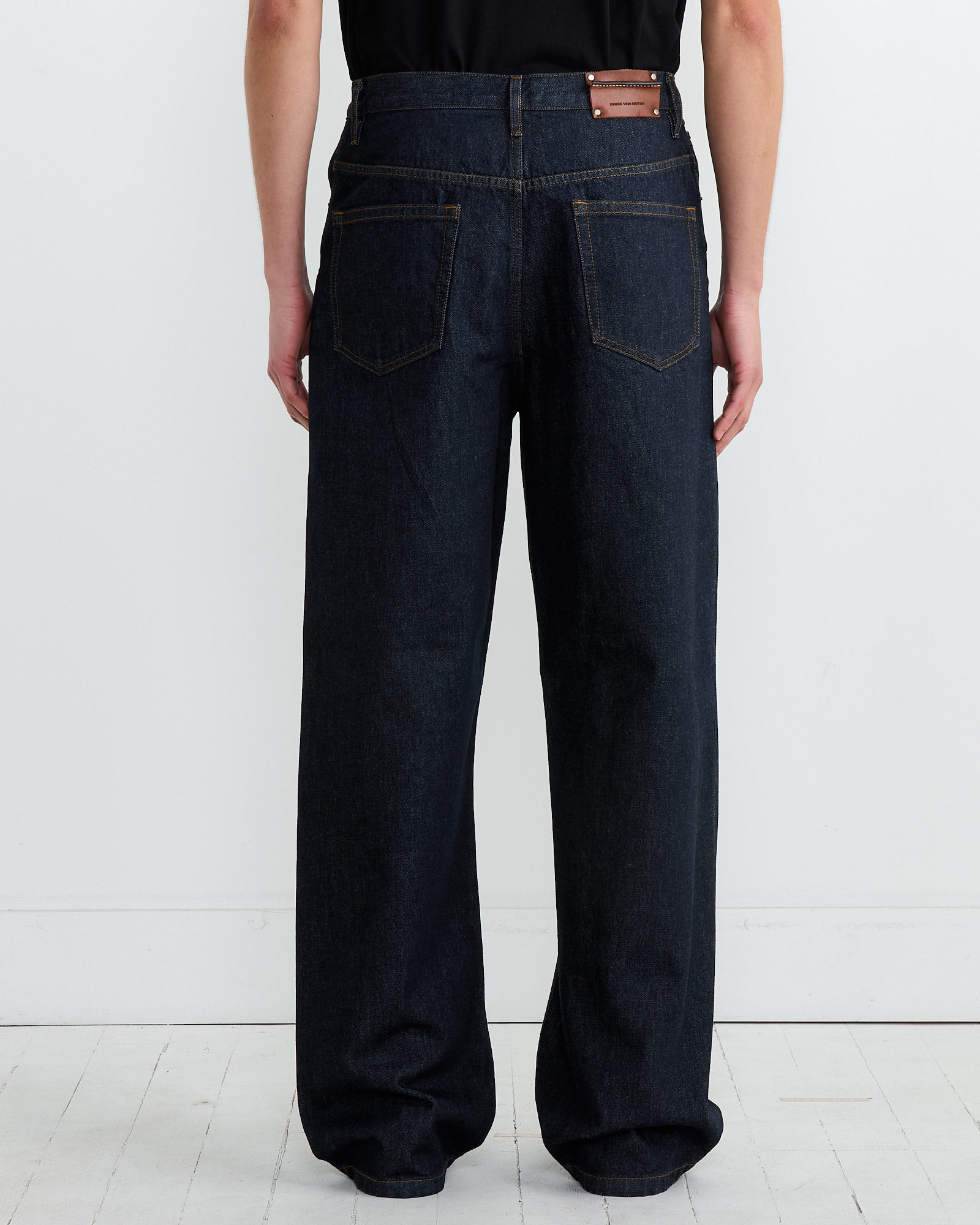 Dries Van Noten Pine 1551 Pant Indigo - Indigo / 32 (266984)