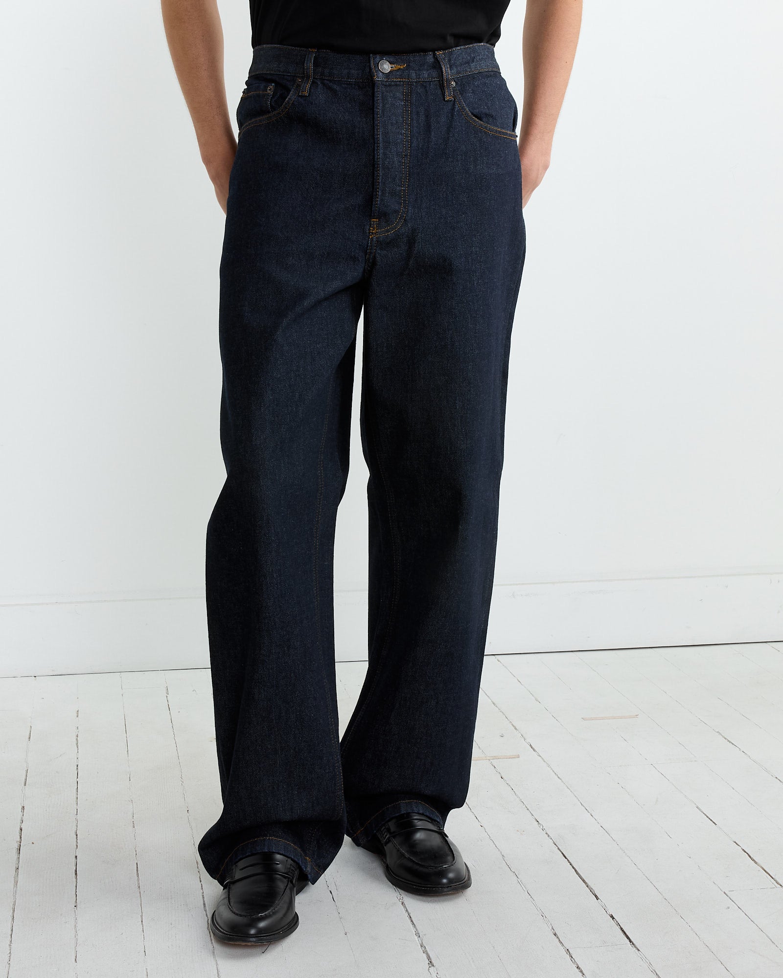 Dries Van Noten Pine 1551 Pant Indigo - Indigo / 32 (266984)