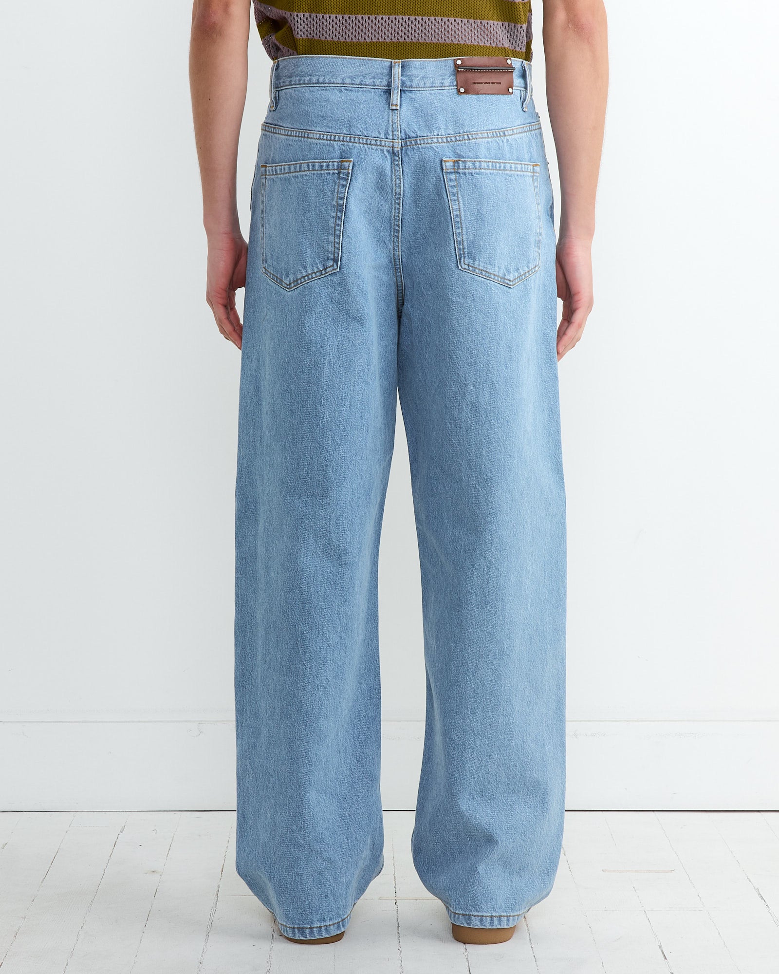 Dries Van Noten Pine 1551 Pant Light Blue - Light Blue / 32 (266988)