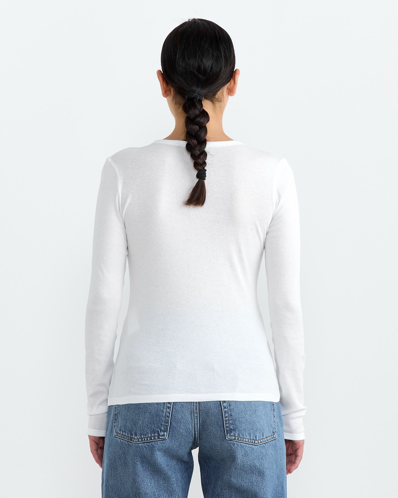 FLORE FLORE Olivia L/S Tee White - White / S (267082)