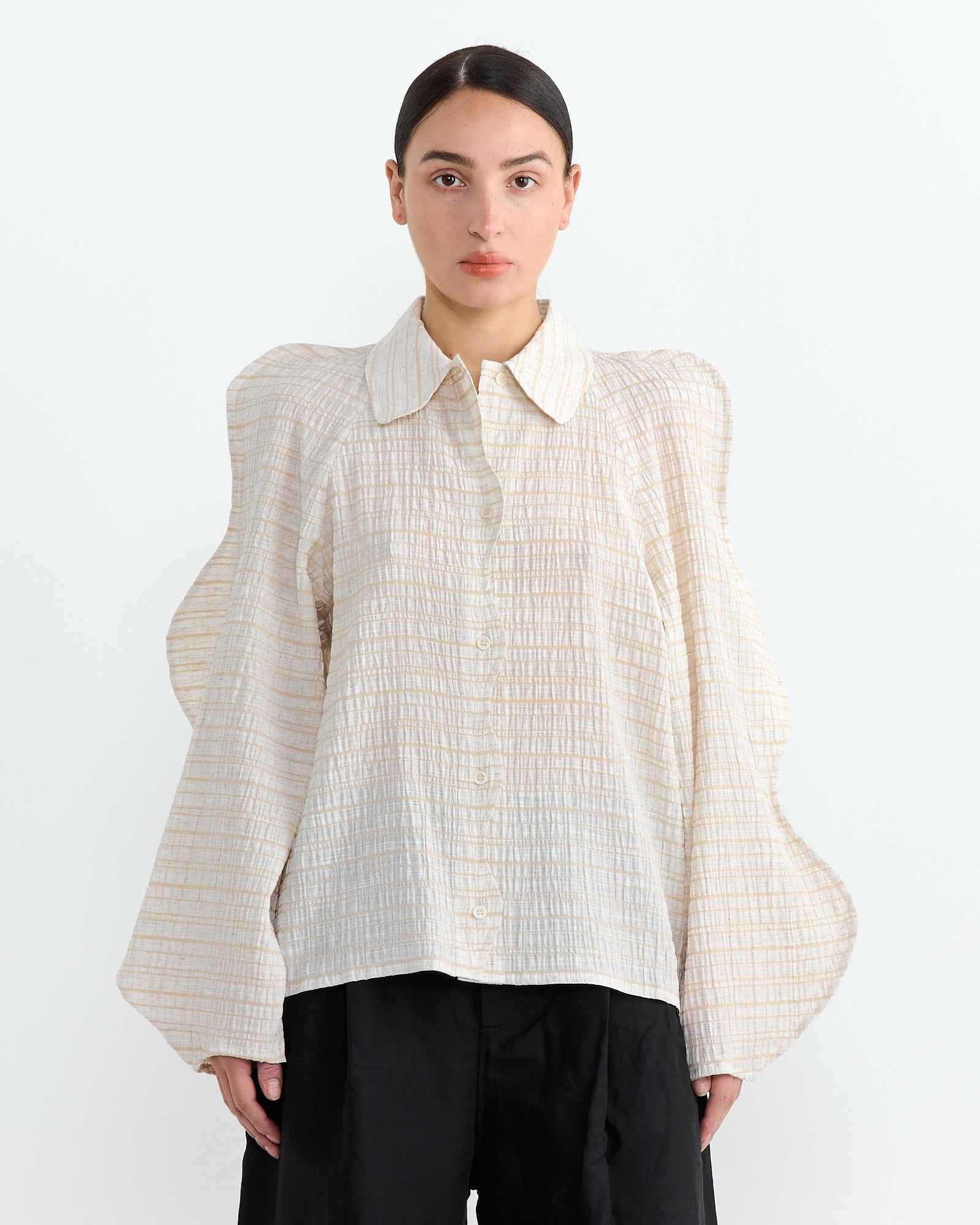 Henrik Vibskov Octo Shirt Raw Beige - Raw Beige / S (267161)