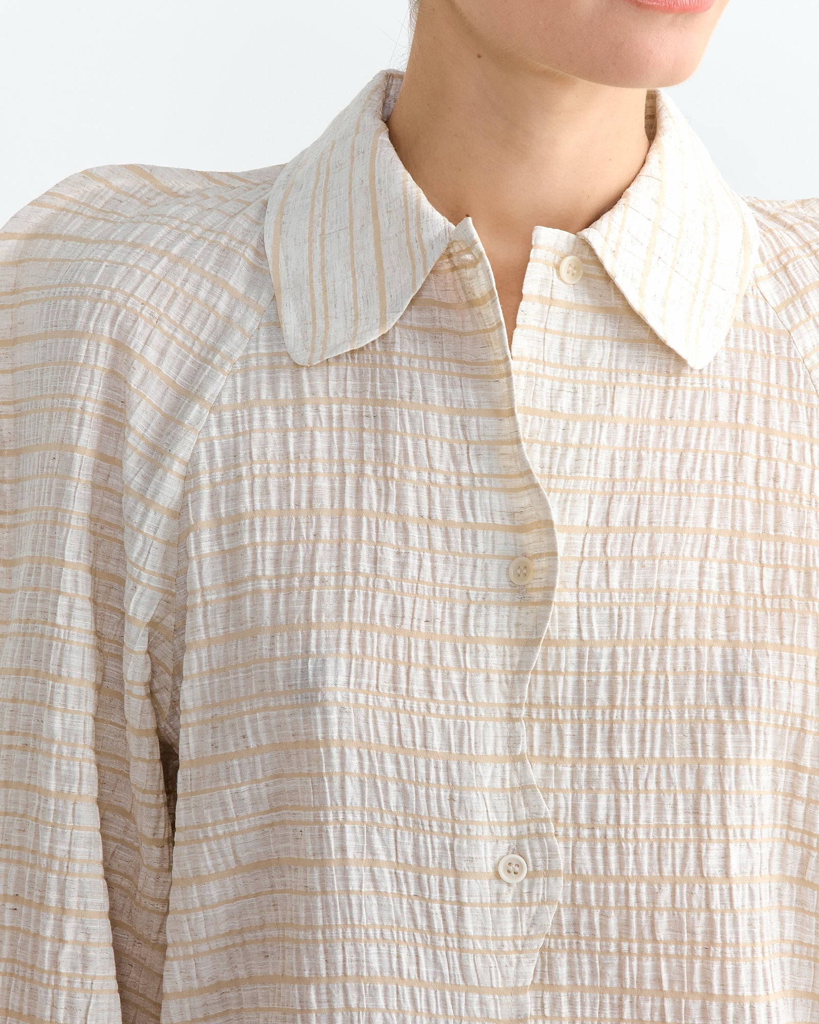 Henrik Vibskov Octo Shirt Raw Beige - Raw Beige / S (267161)