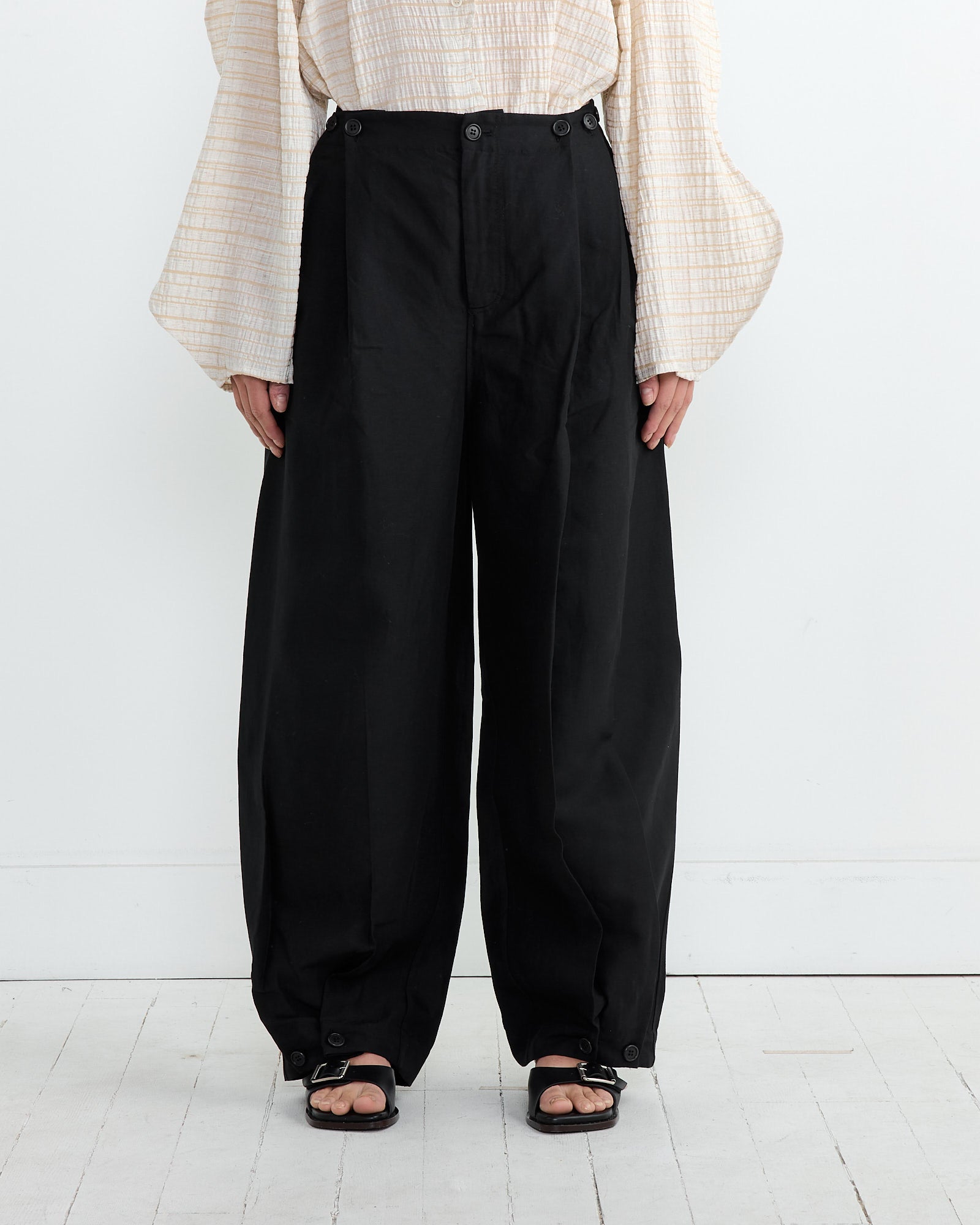 Henrik Vibskov Button Pant Black - Black / S (267183)