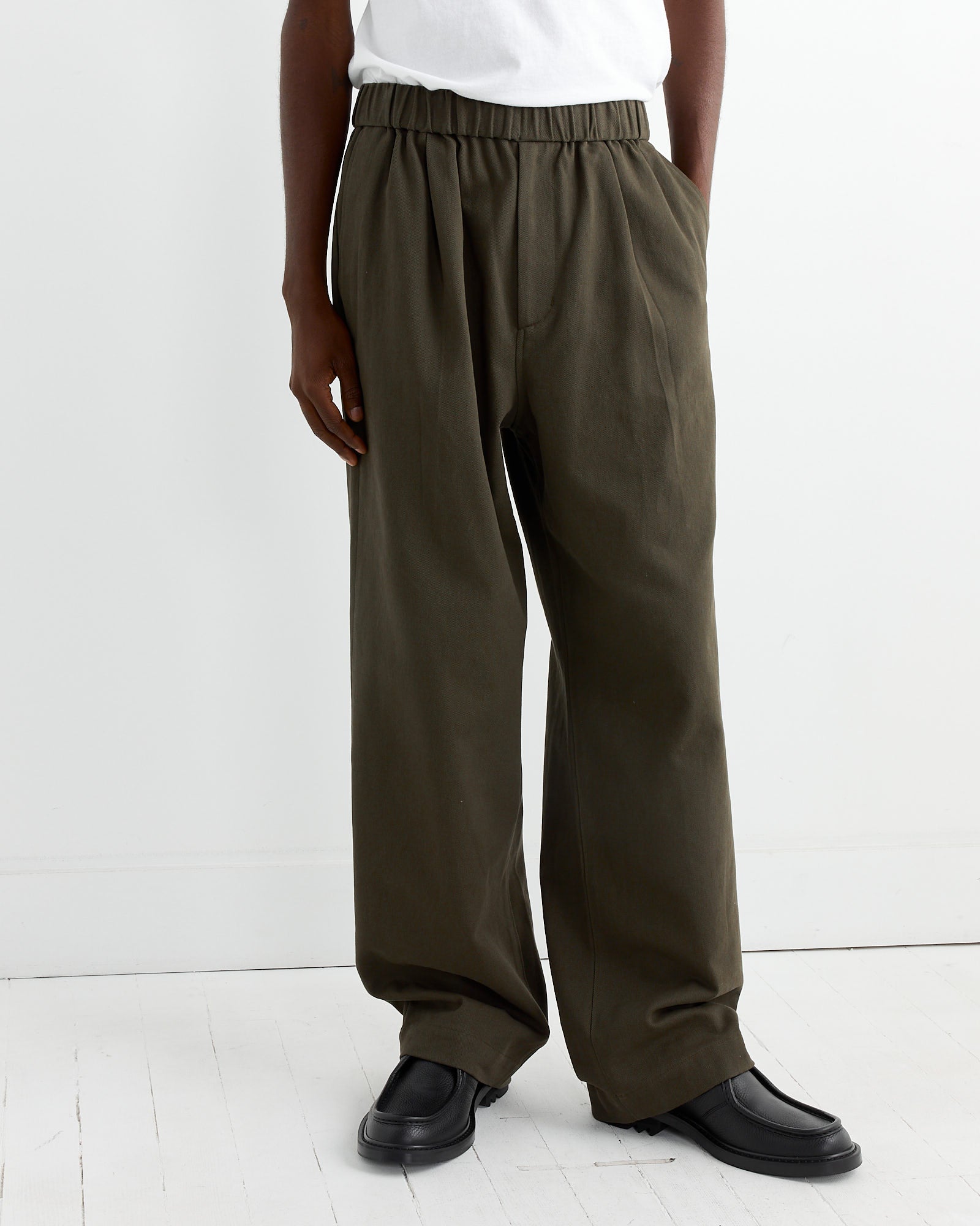 Kogai Pant in 11oz Overdyed Twill Olive