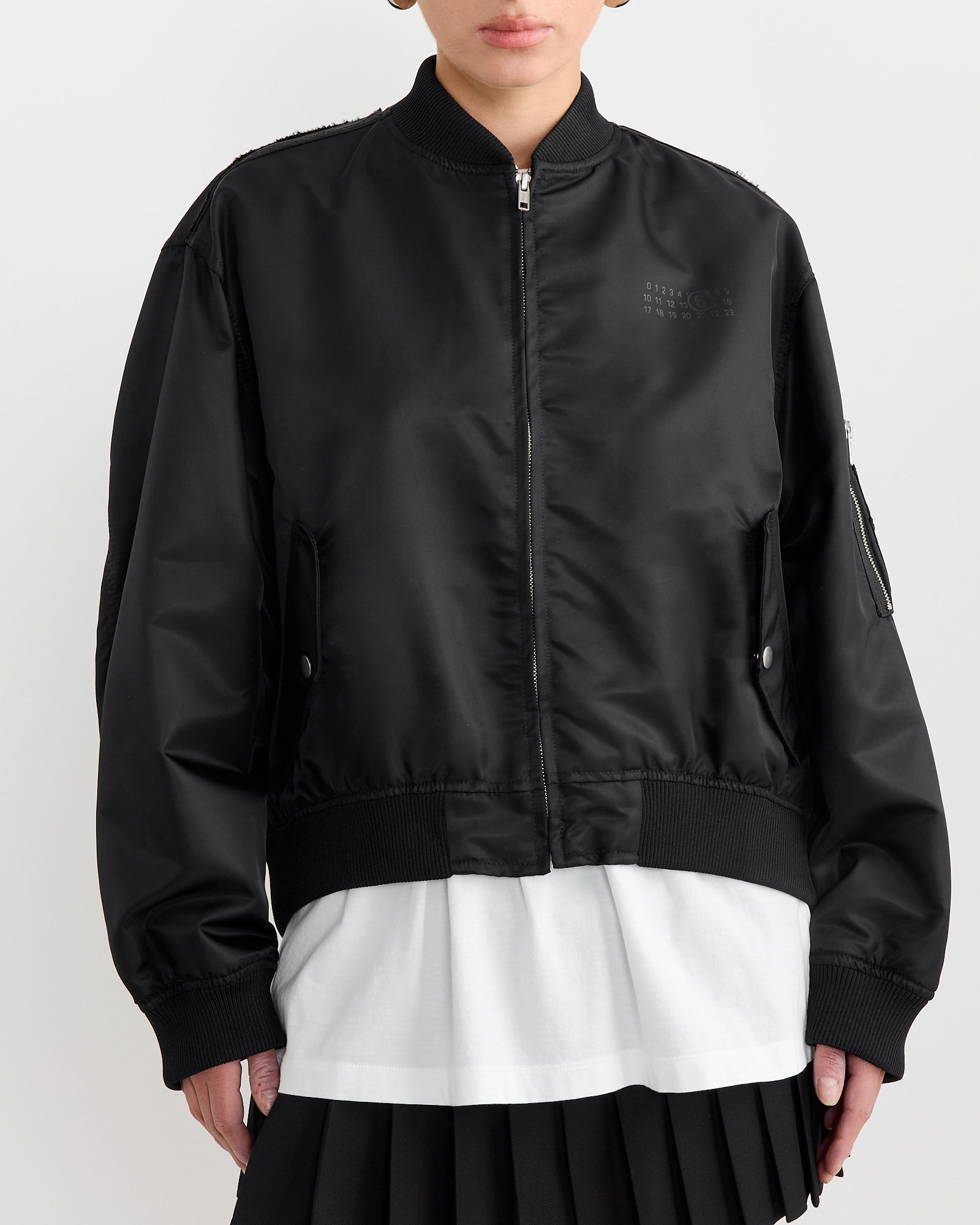 MM6 Sports S52AM0315 Jacket Black - Black / 40 (267447)