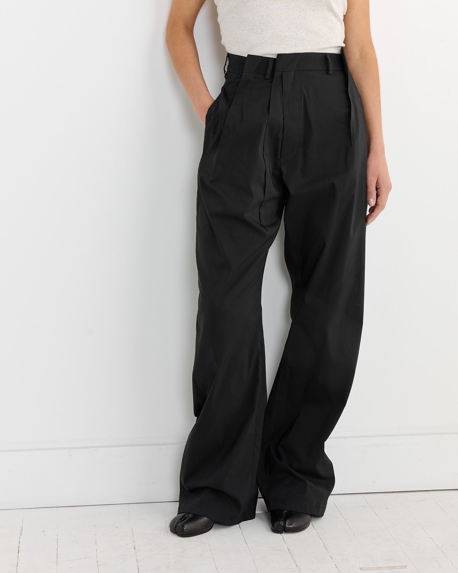 MM6 S52KA0530 Pant Black - Black / 42 (267462)