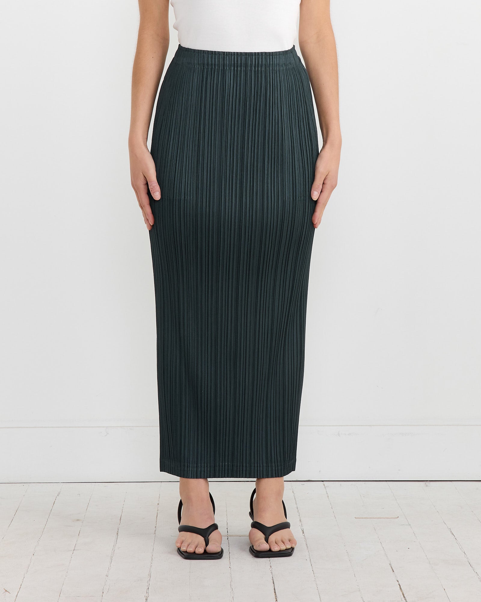 Issey Miyake Pleats Please Thicker Bottoms 1 Dark Green - Dark Green / 5 (267495)