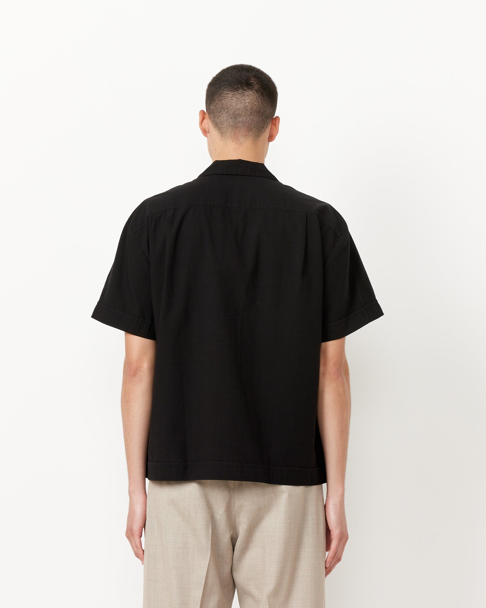 Bongo Shirt Poplin in Black