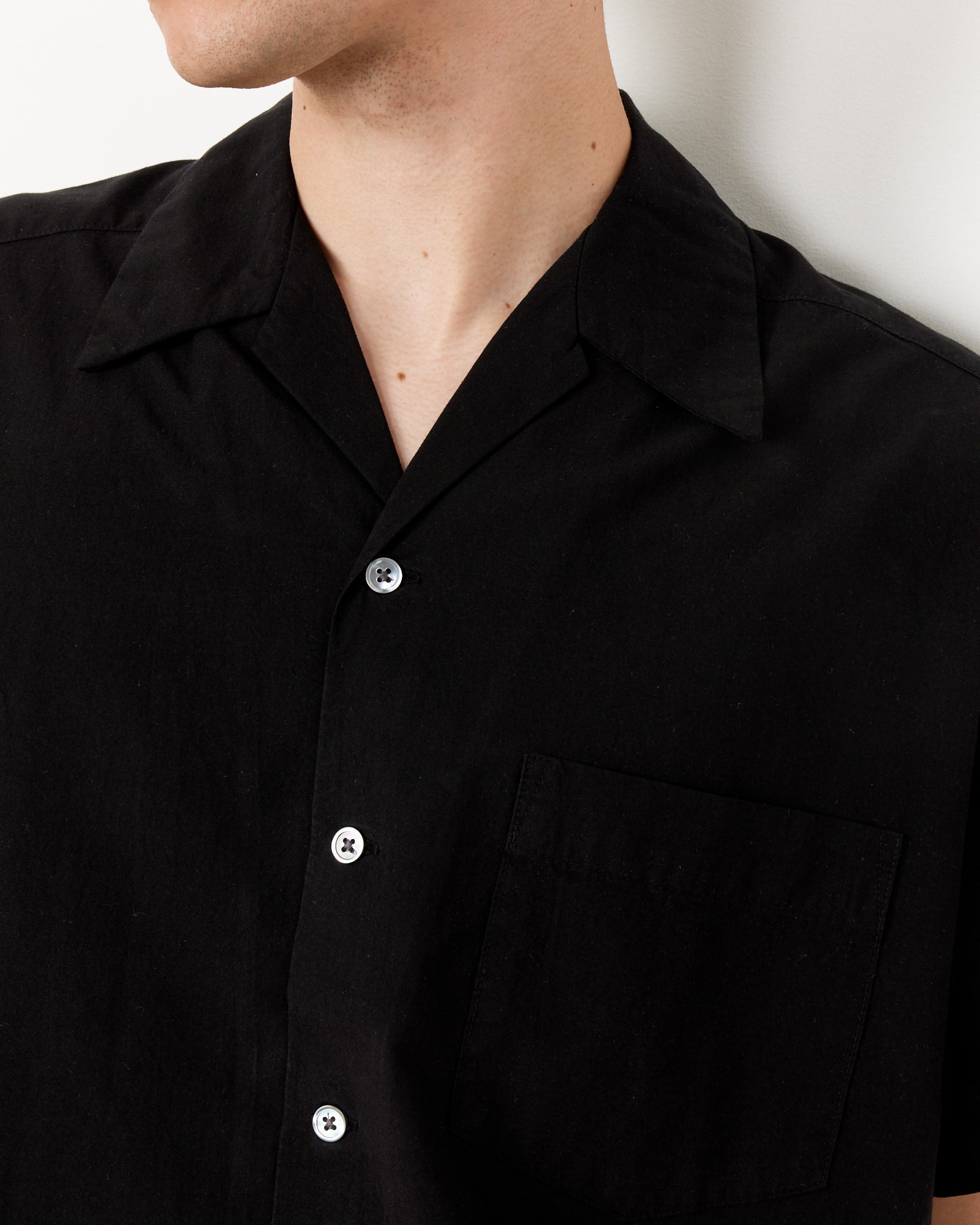 Bongo Shirt Poplin in Black