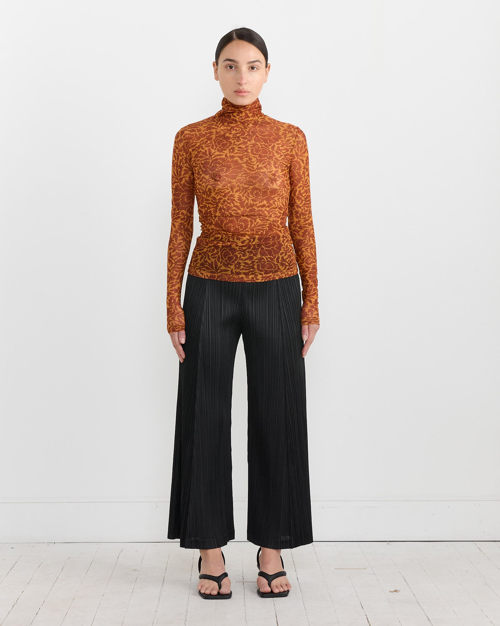 Dries Van Noten Hoyser PR 1619 Turtleneck Orange - Orange / S (269266)