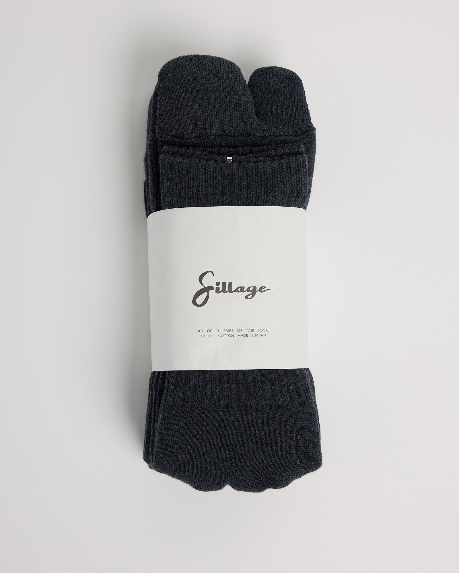 Sillage Tabi Socks Set of 3 Navy - Navy / OS (270567)