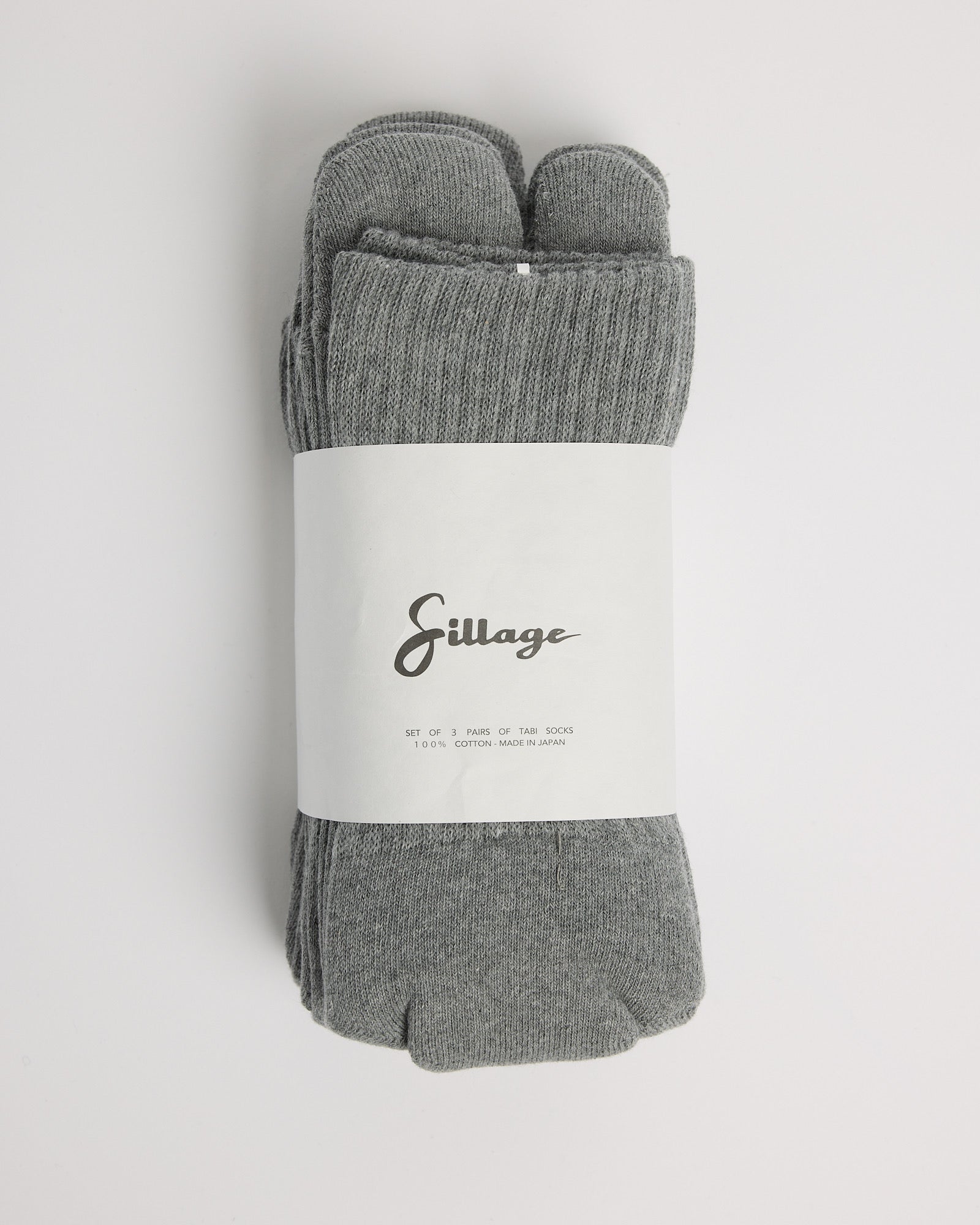 Sillage Tabi Socks Set of 3 Grey - Grey / OS (270569)