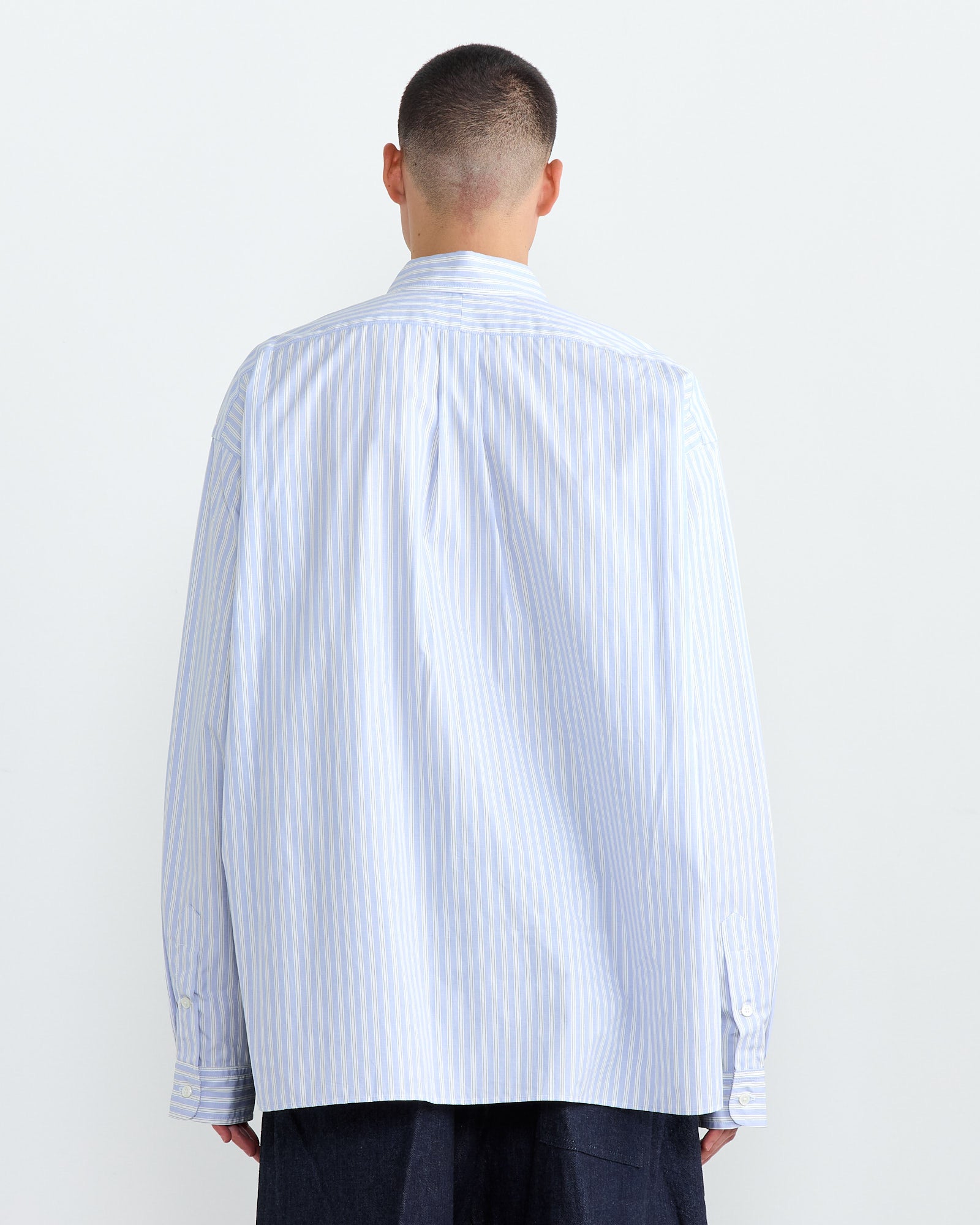 Sillage Regular Wide Shirt - White Stripe - OS - Default Title (270582)