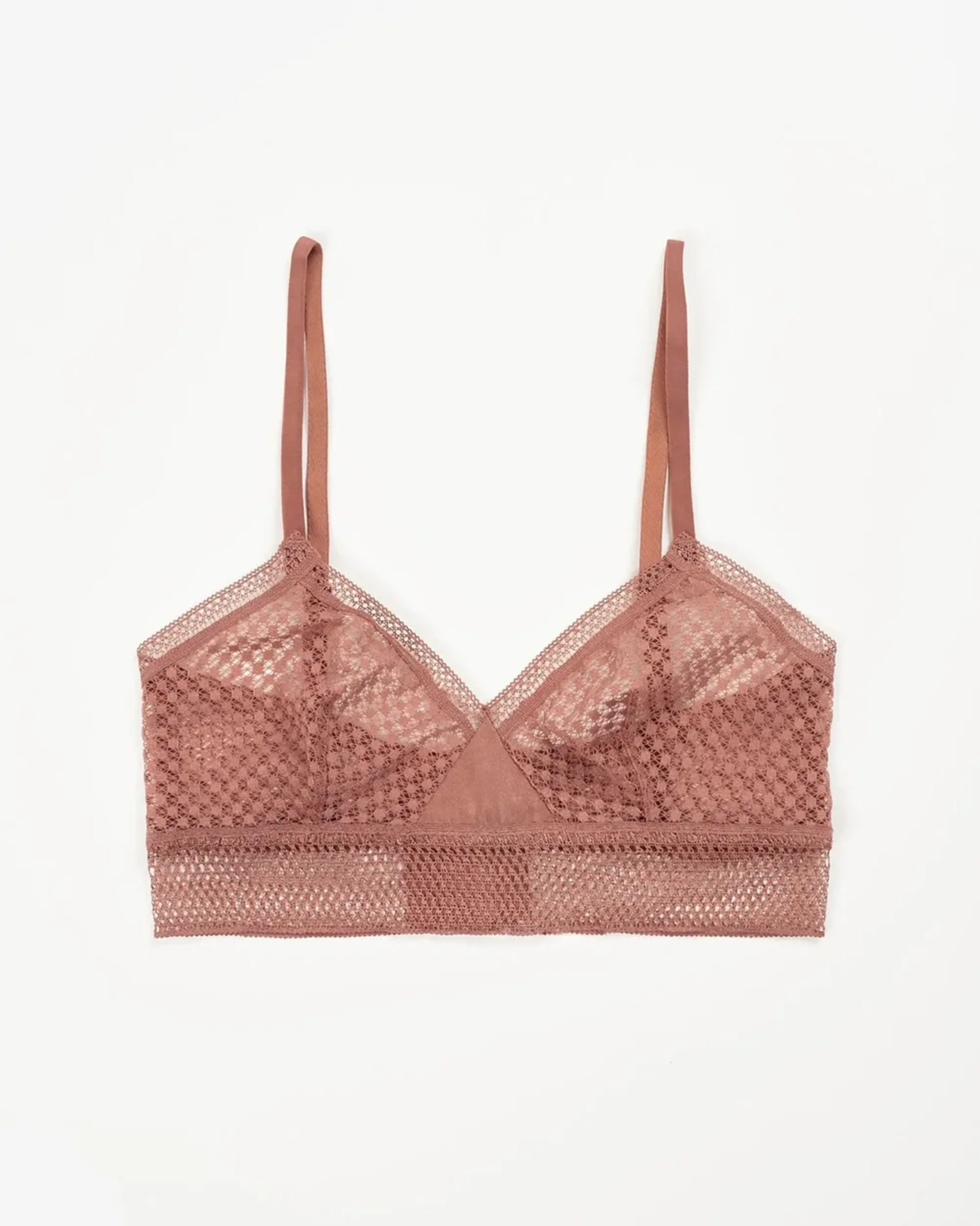 Bella Soft Triangle Bra in Clay