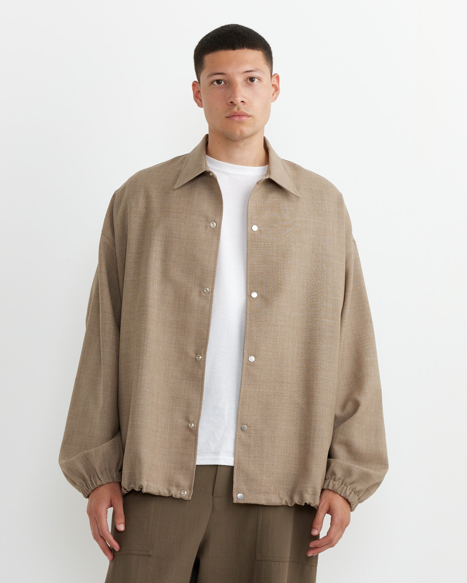 Sphere Jacket in Straw Melange